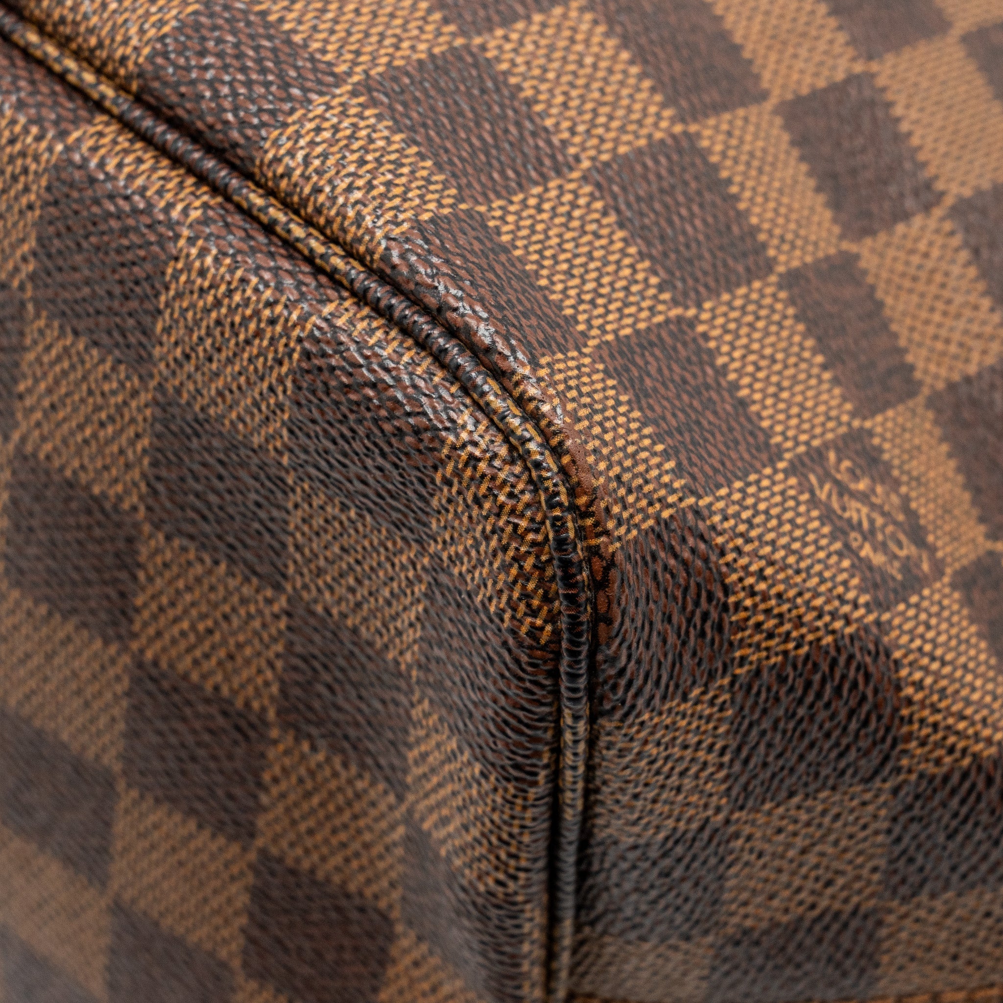 LOUIS VUITTON NEVERFULL MM DAMIER EBENE CANVAS GHW