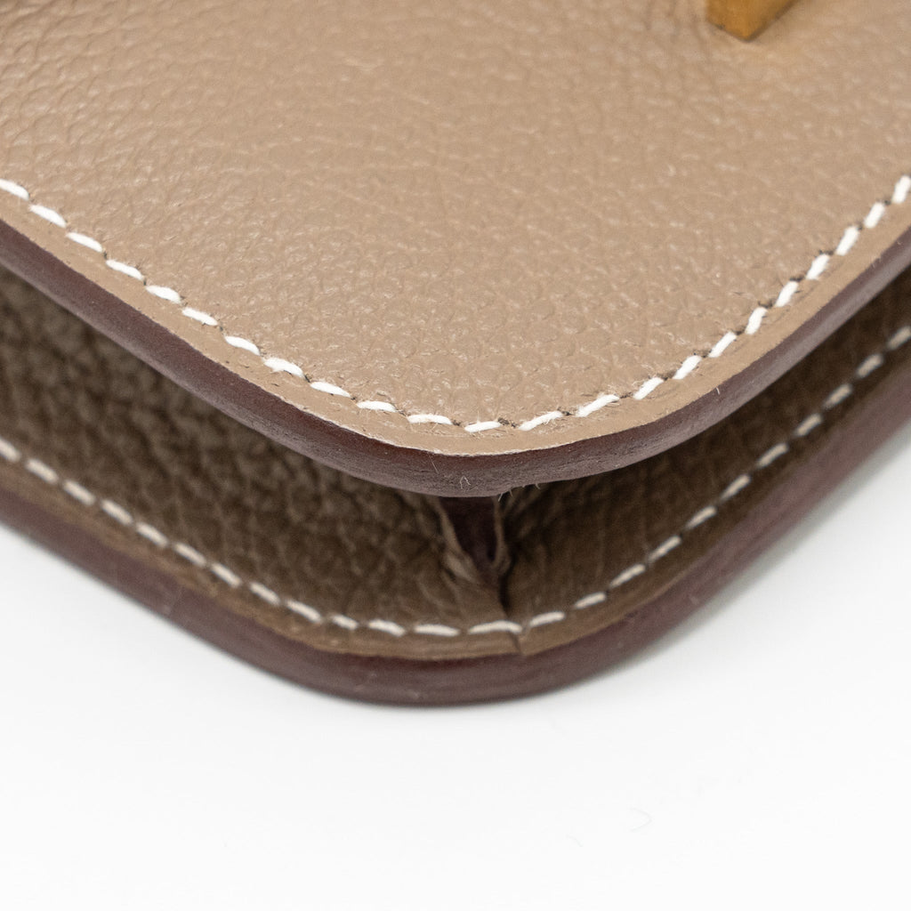 HERMES CONSTANCE SLIM EVERCOLOR ETOUPE GHW