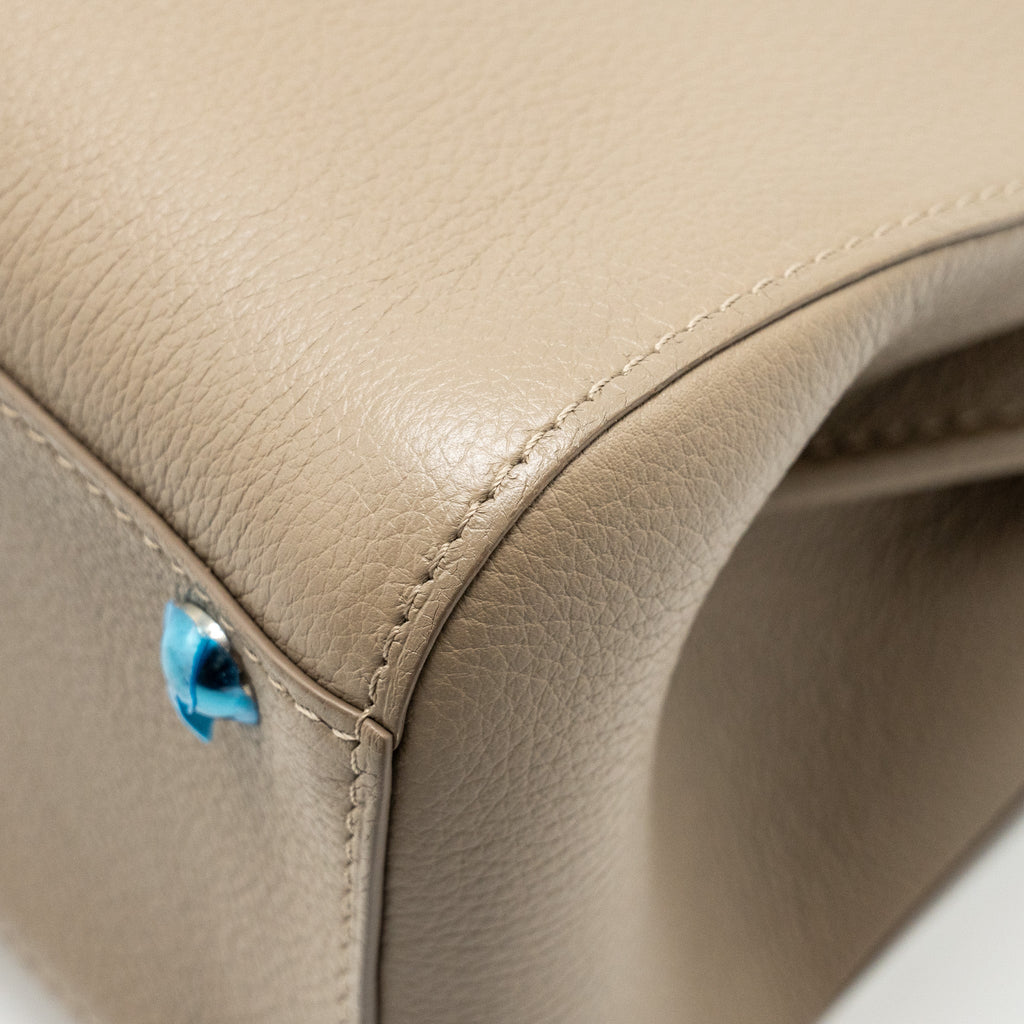 DELVAUX MINI BRILLANT BAG CALFSKIN GREY SHW