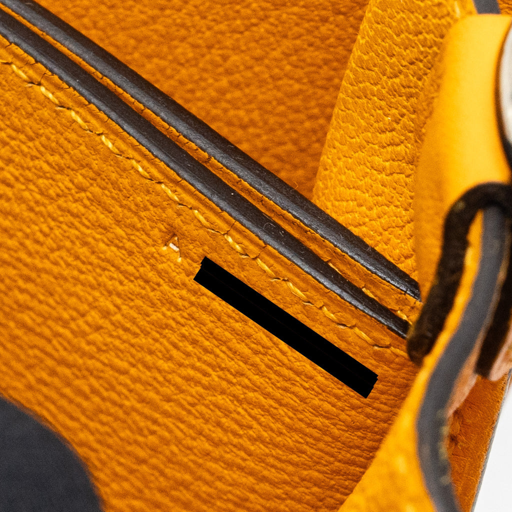HERMES MINI ROULIS EVERCOLOR JAUNE D’OR LGHW