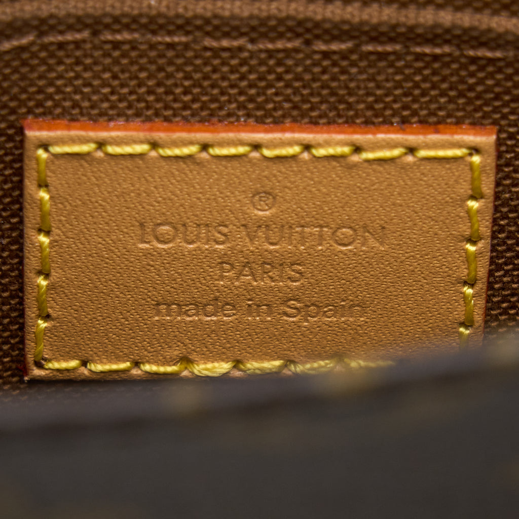 LOUIS VUITTON PETIT SAC PLAT MONOGRAM CANVAS GHW