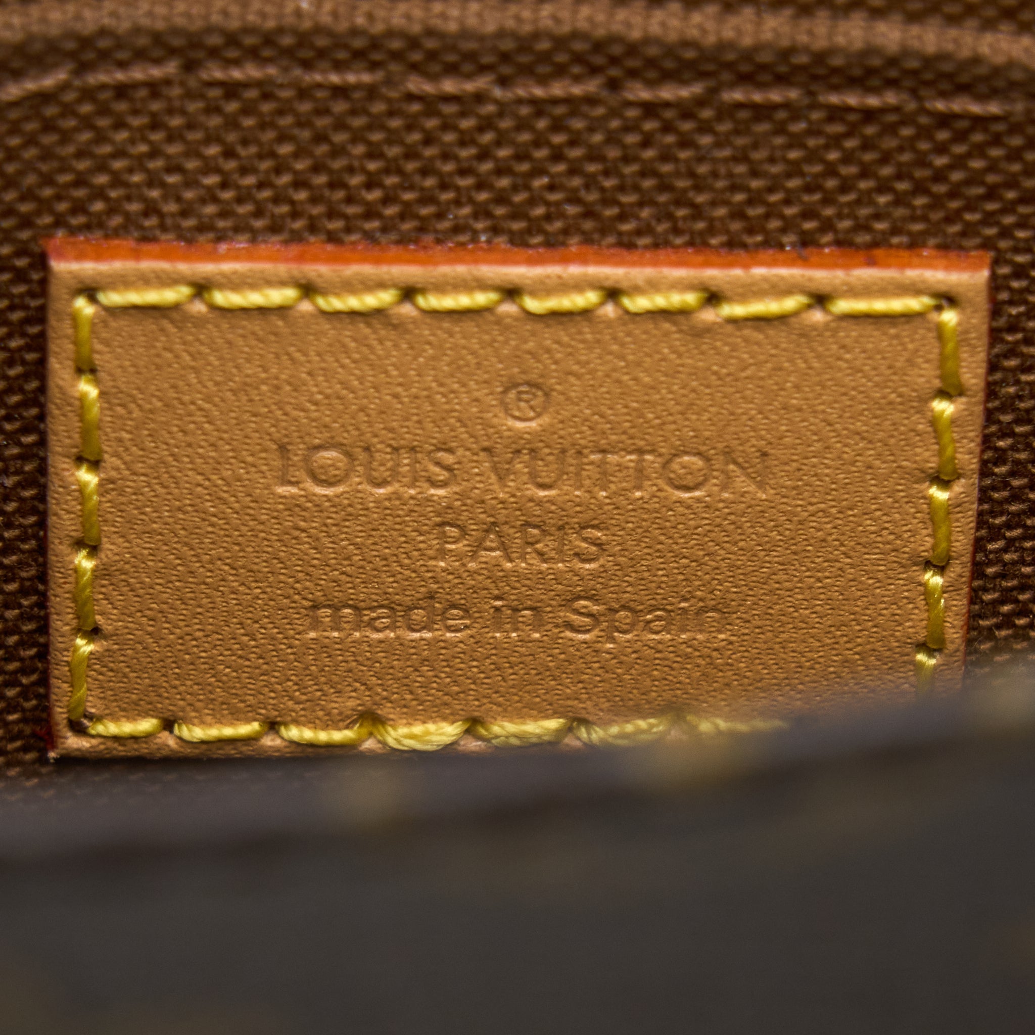 LOUIS VUITTON PETIT SAC PLAT MONOGRAM CANVAS GHW