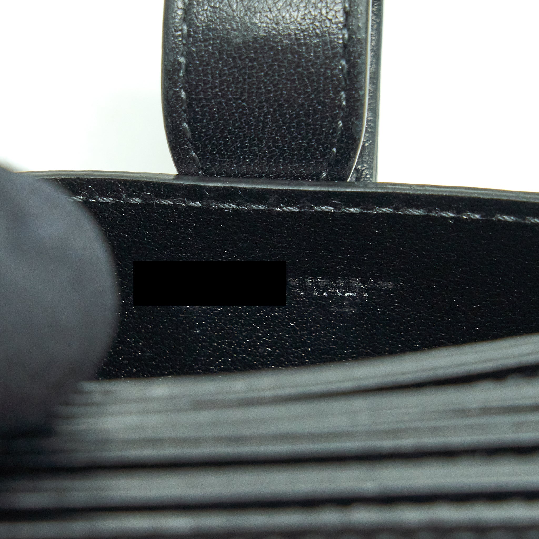 CELINE ACCORDEON CARD HOLDER GRAINED CALFSKIN BLACK