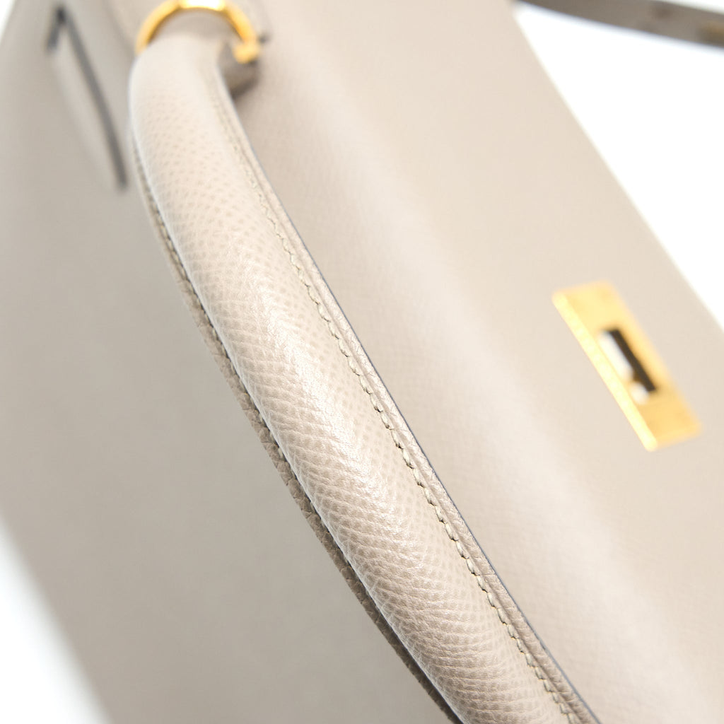 HERMES KELLY 32 EPSOM M8 GRIS ASPHALT GHW