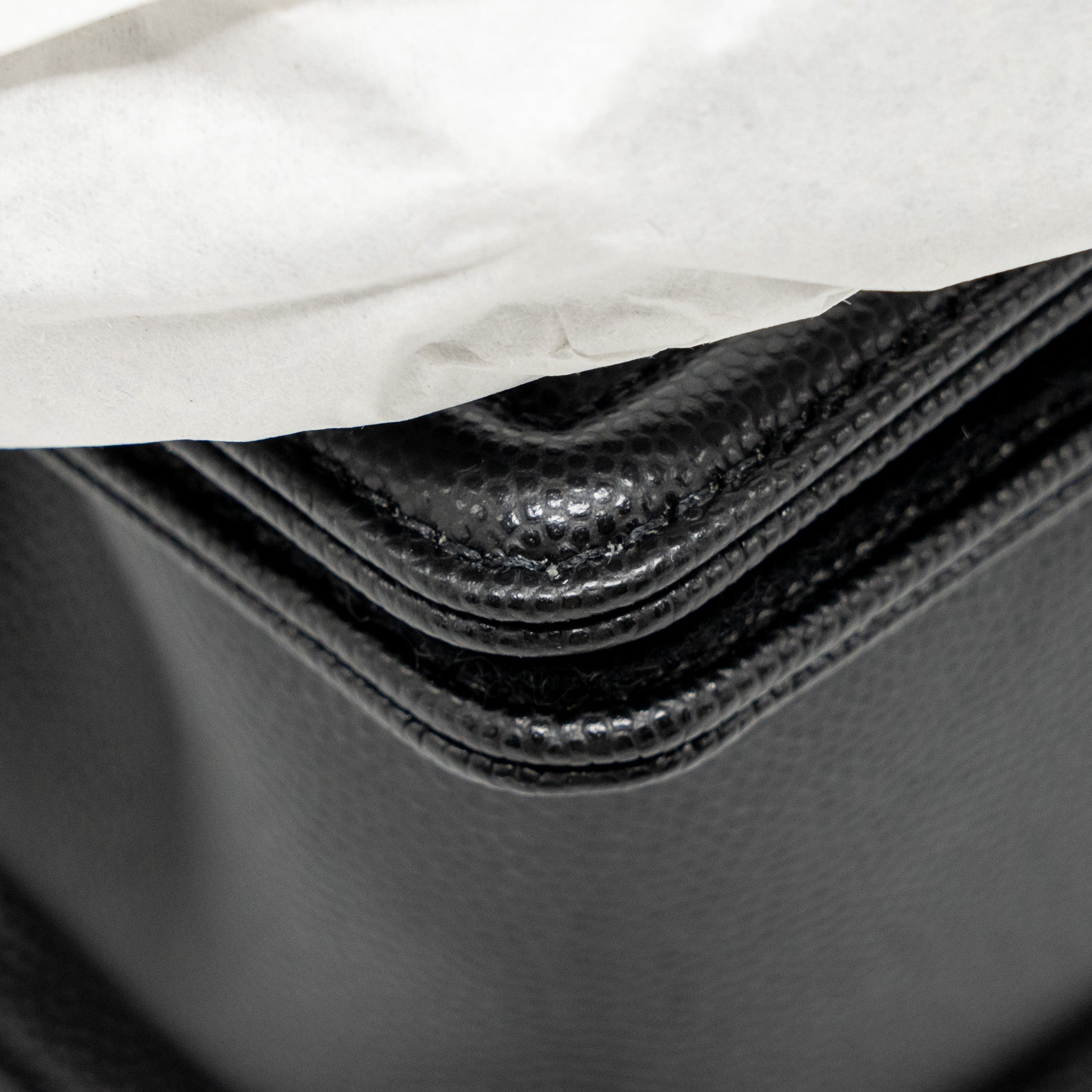 CHANEL SMALL BOY BAG CAVIAR BLACK RUTHENIUM SHW (MICROCHIP)