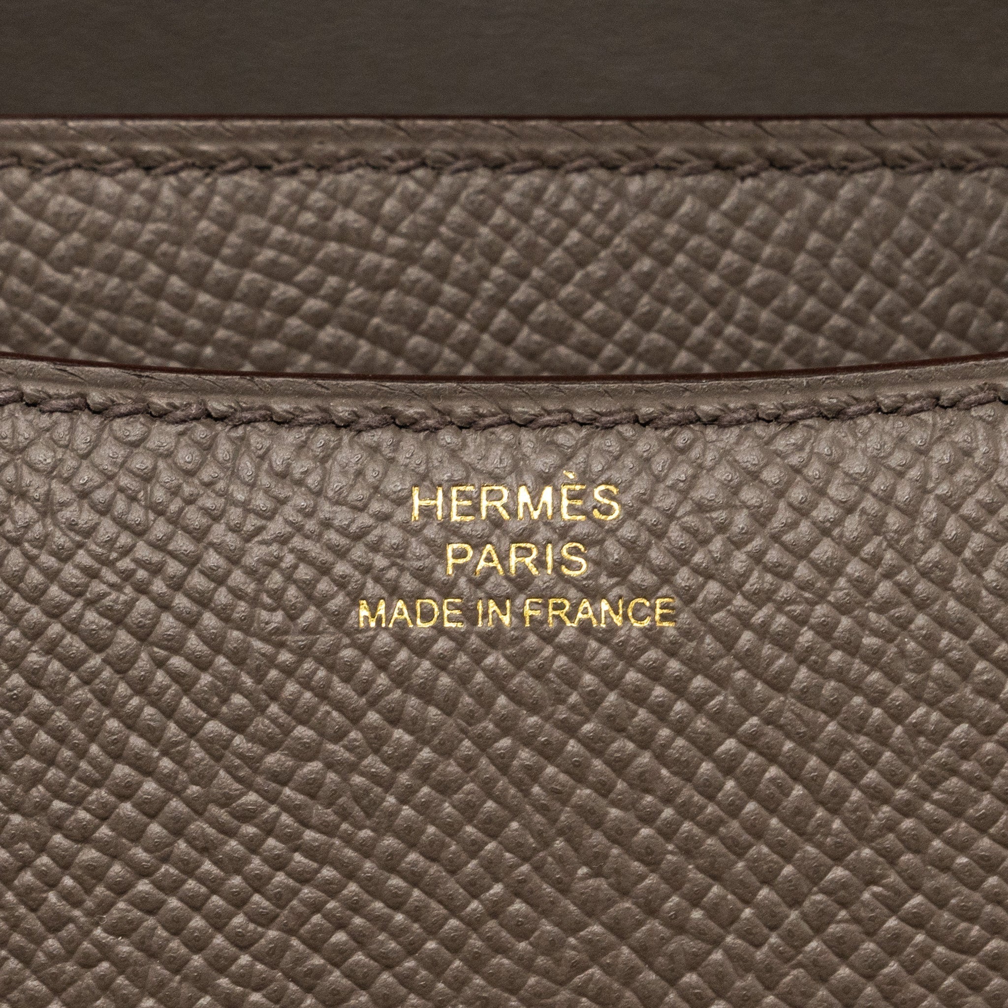 HERMES MINI CONSTANCE EPSOM GRIS ETAIN GHW