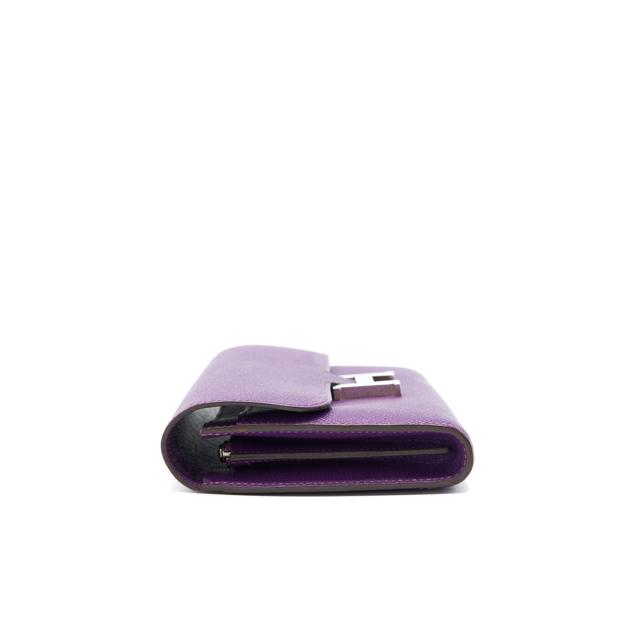 HERMES CONSTANCE WALLET EPSOM PURPLE SHW