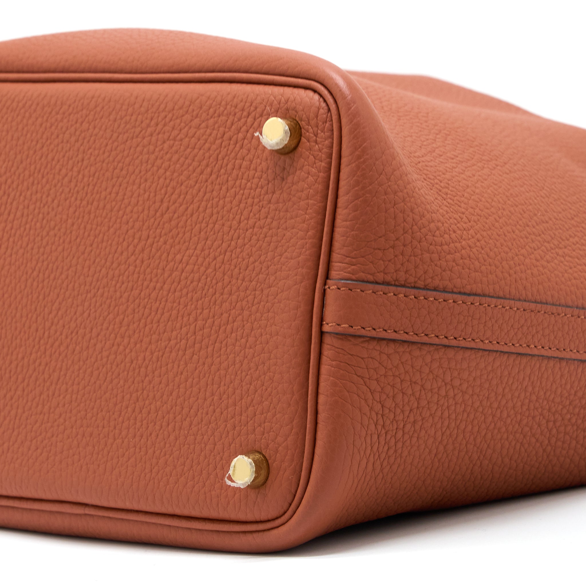 HERMES PICOTIN 18 LOCK BAG CLEMENCE CUIVE GHW