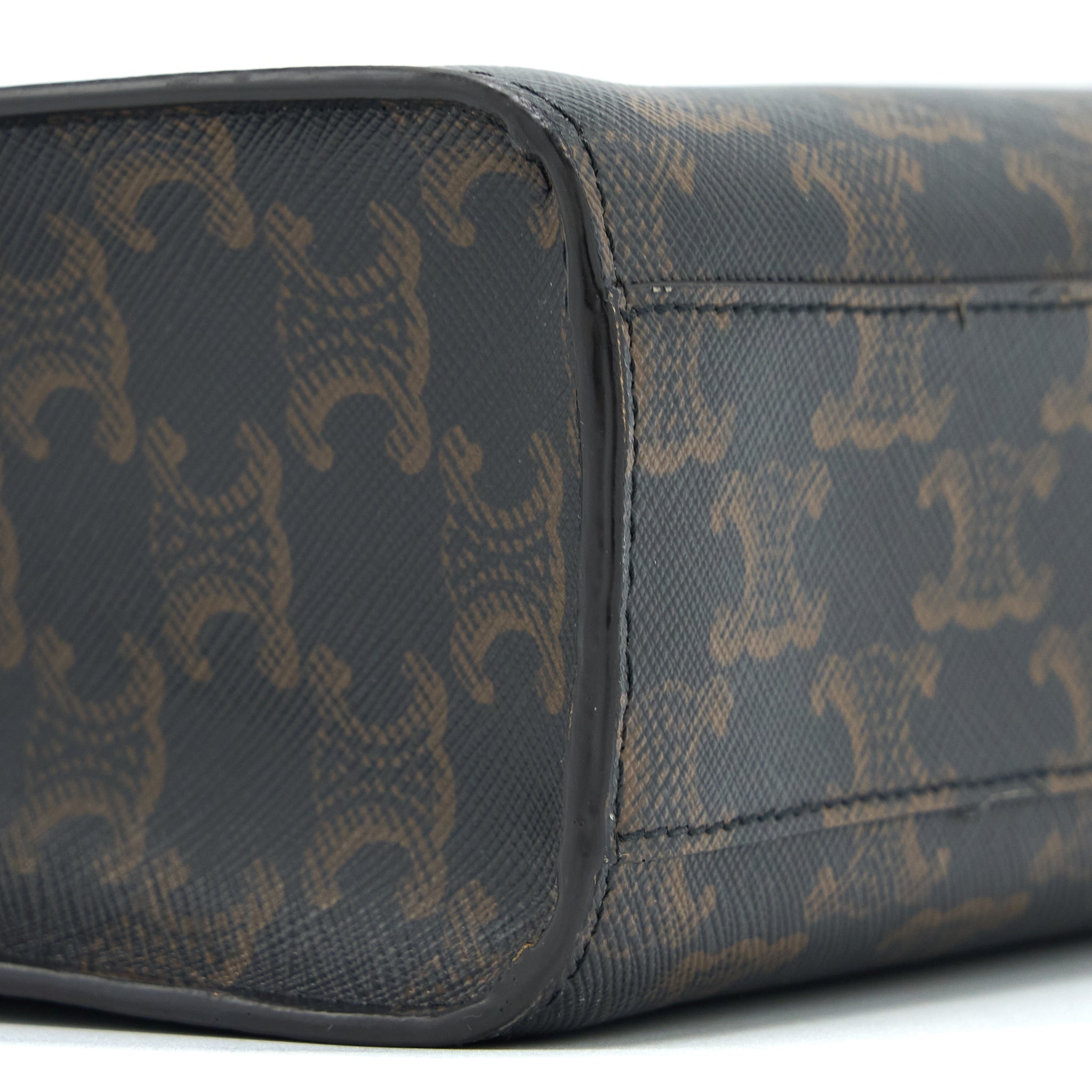 CELINE VERTICAL CABAS TRIOMPHE CANVAS GHW
