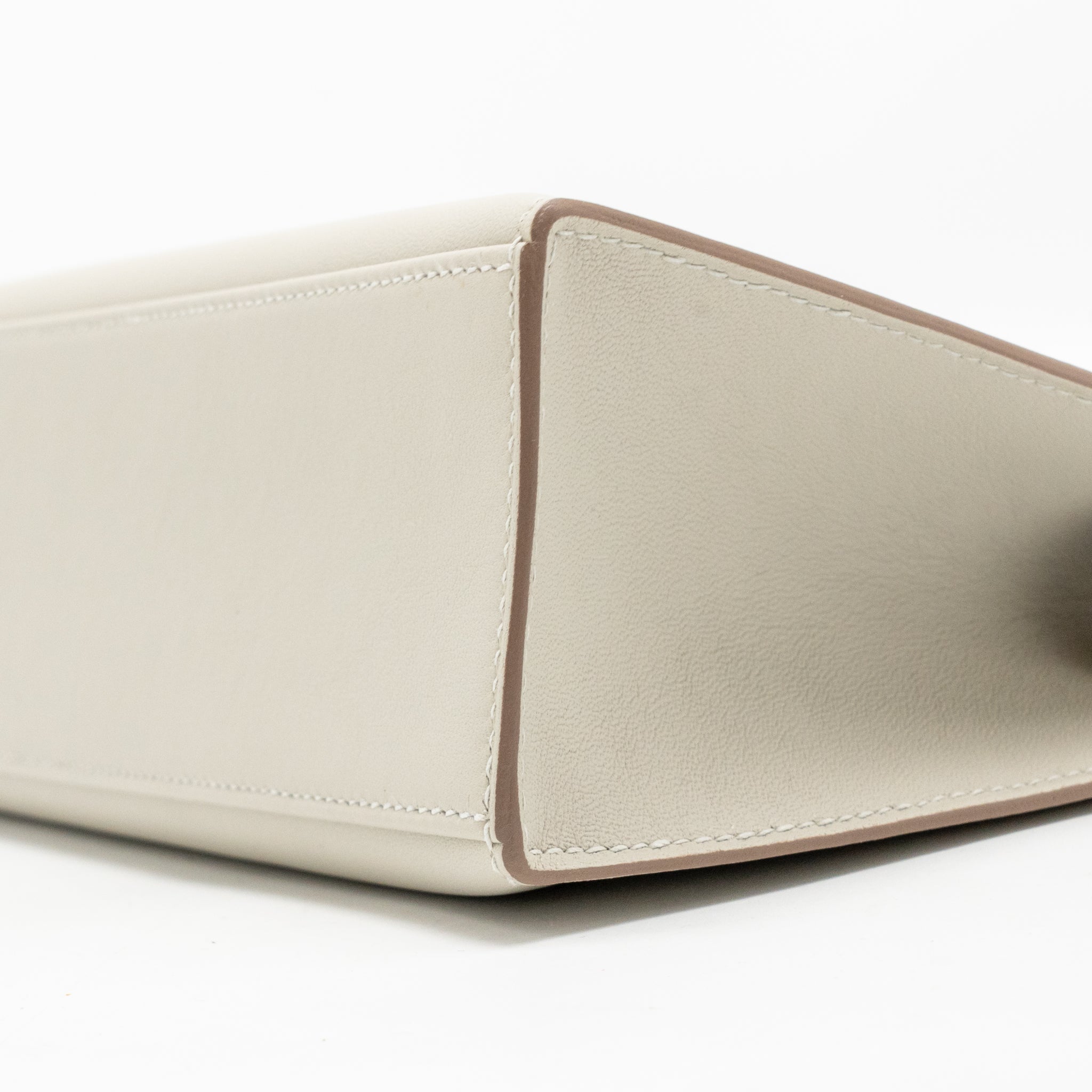 HERMES KELLY POCHETTE SWIFT GRIS PERLE SHW