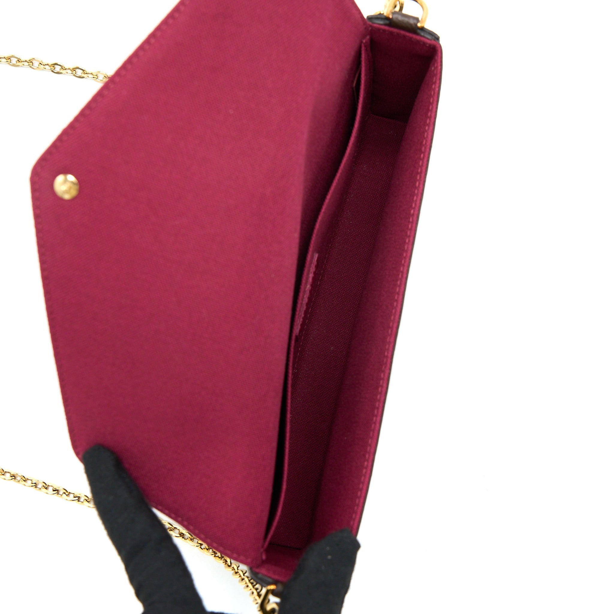LOUIS VUITTON FELICIE POCHETTE MONOGRAM CANVAS GHW