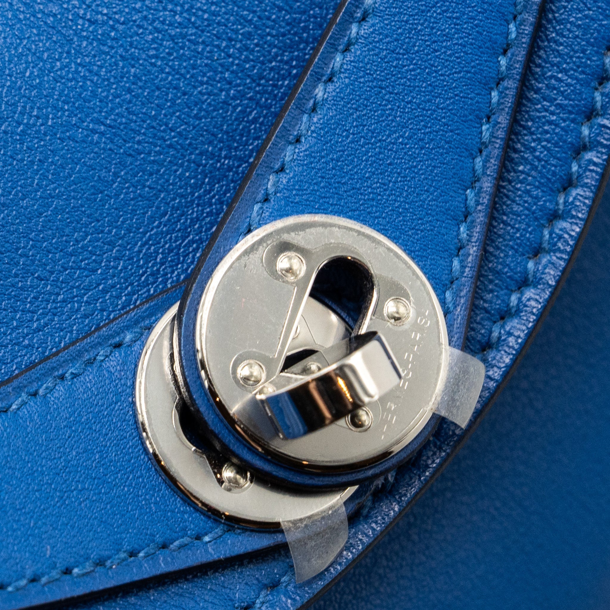 HERMES MINI LINDY SWIFT BLUE FRANCE / BLUE SAPHIR SHW
