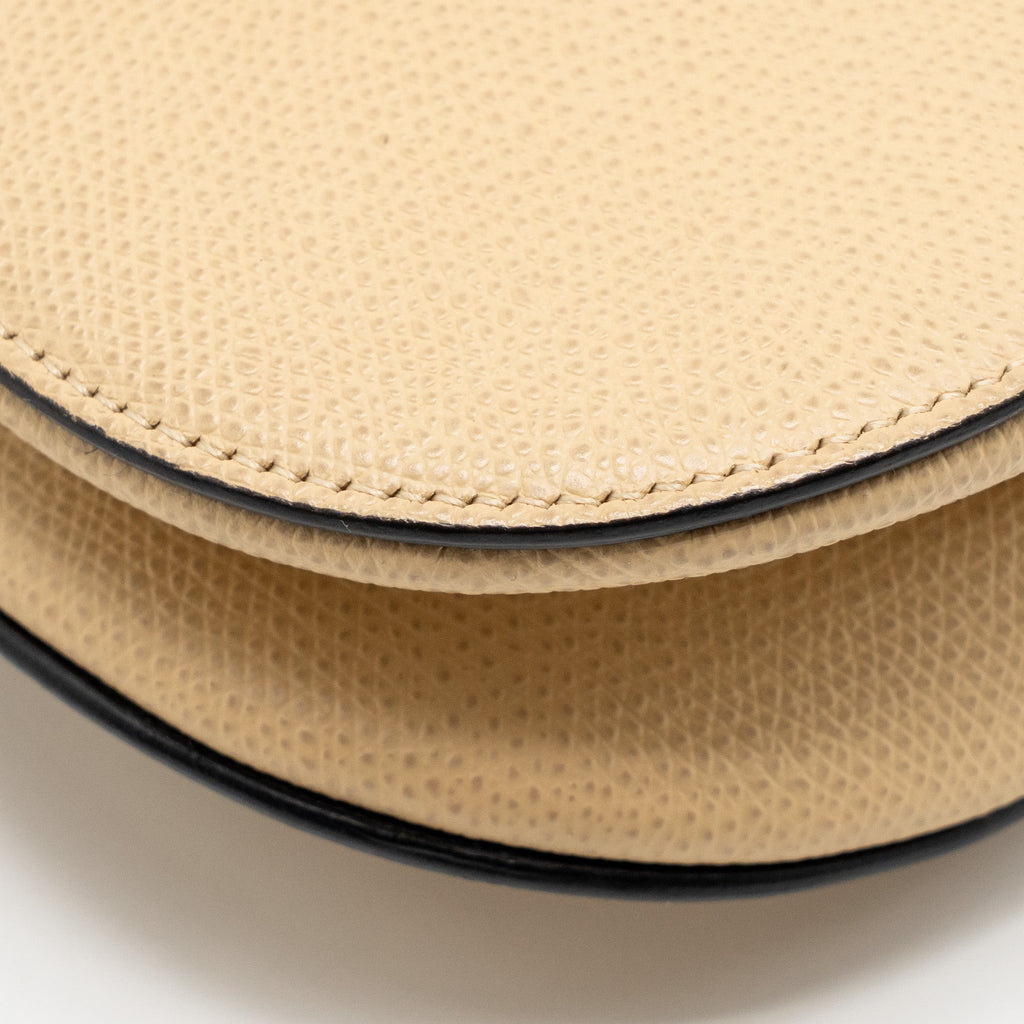 DIOR MINI SADDLE BAG CALFSKIN BEIGE GHW