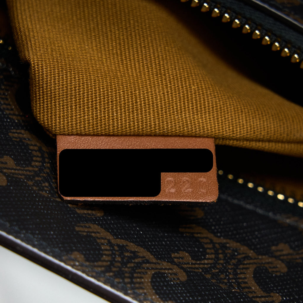 CELINE VERTICAL CABAS TRIOMPHE CANVAS GHW