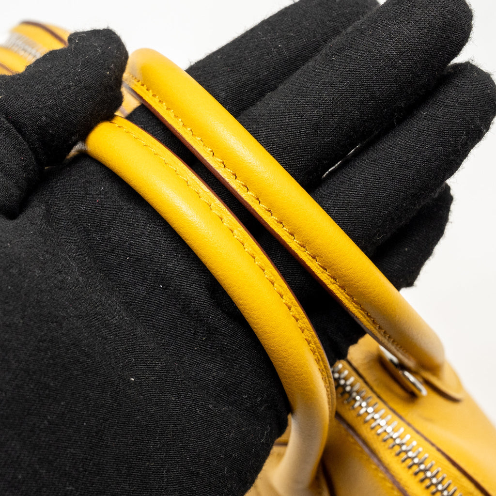 HERMES BOLIDE 1923 25 EVERCOLOR JAUNE AMBER / ROSE ETE SHW