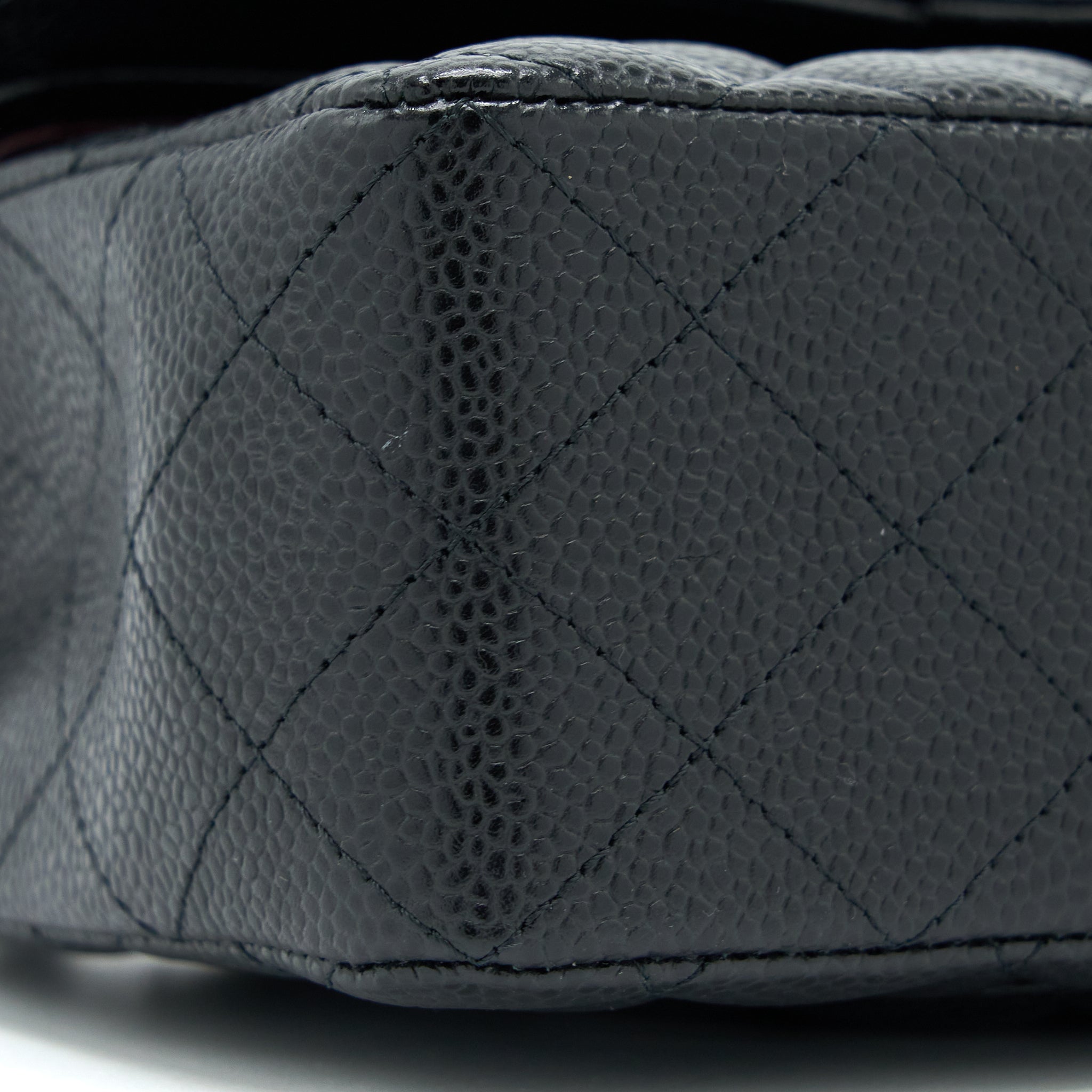 CHANEL SMALL CLASSIC FLAP BAG CAVIAR BLACK SHW