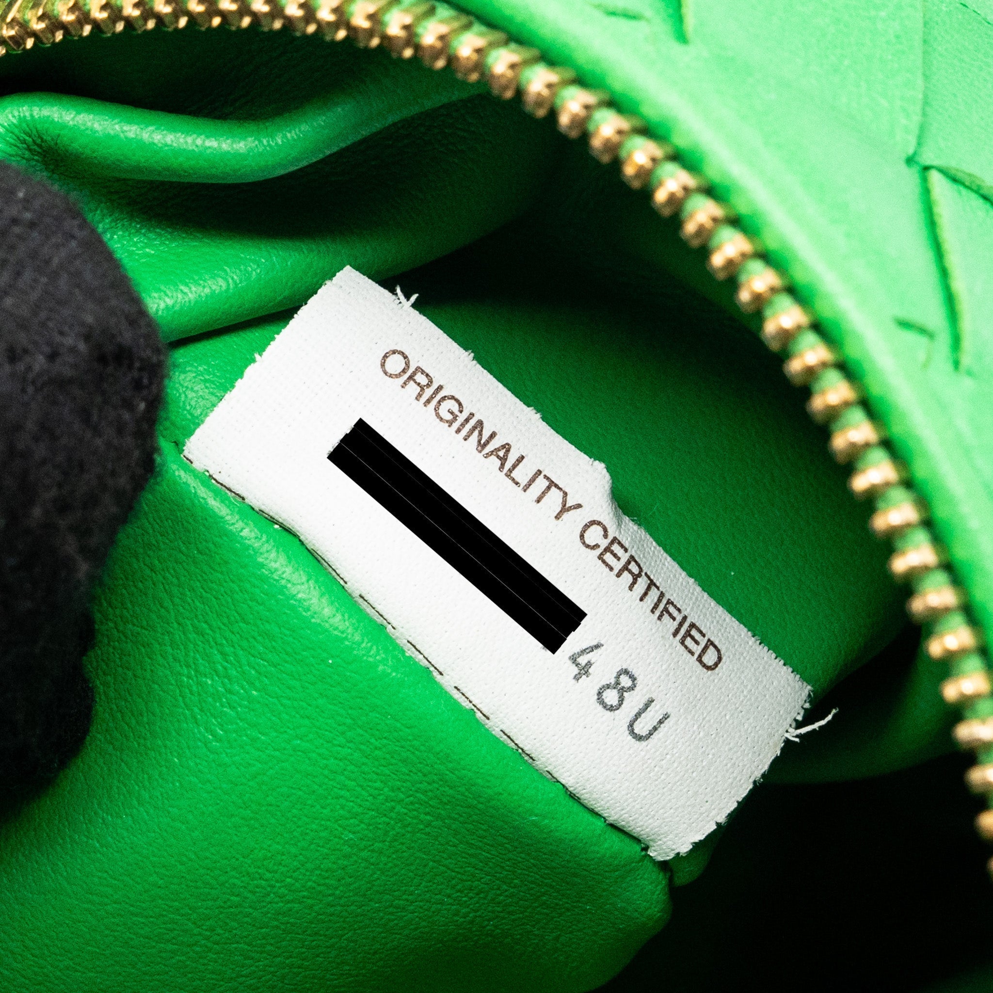 BOTTEGA VENETA MINI JODIE BAG LAMBSKIN GREEN GHW