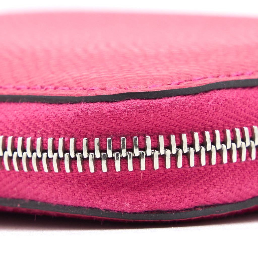 HERMES SILK’IN COMPACT WALLET EPSOM FRAMBOISE SHW