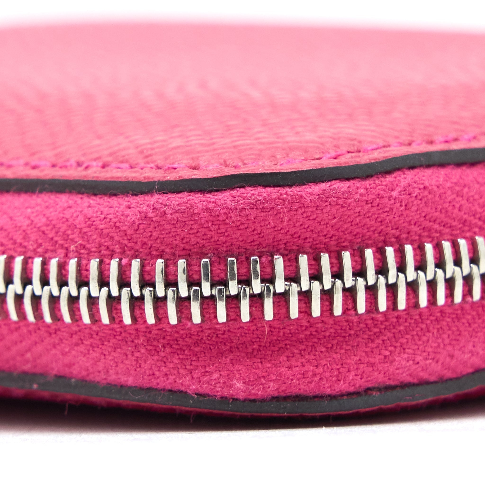 HERMES SILK’IN COMPACT WALLET EPSOM FRAMBOISE SHW
