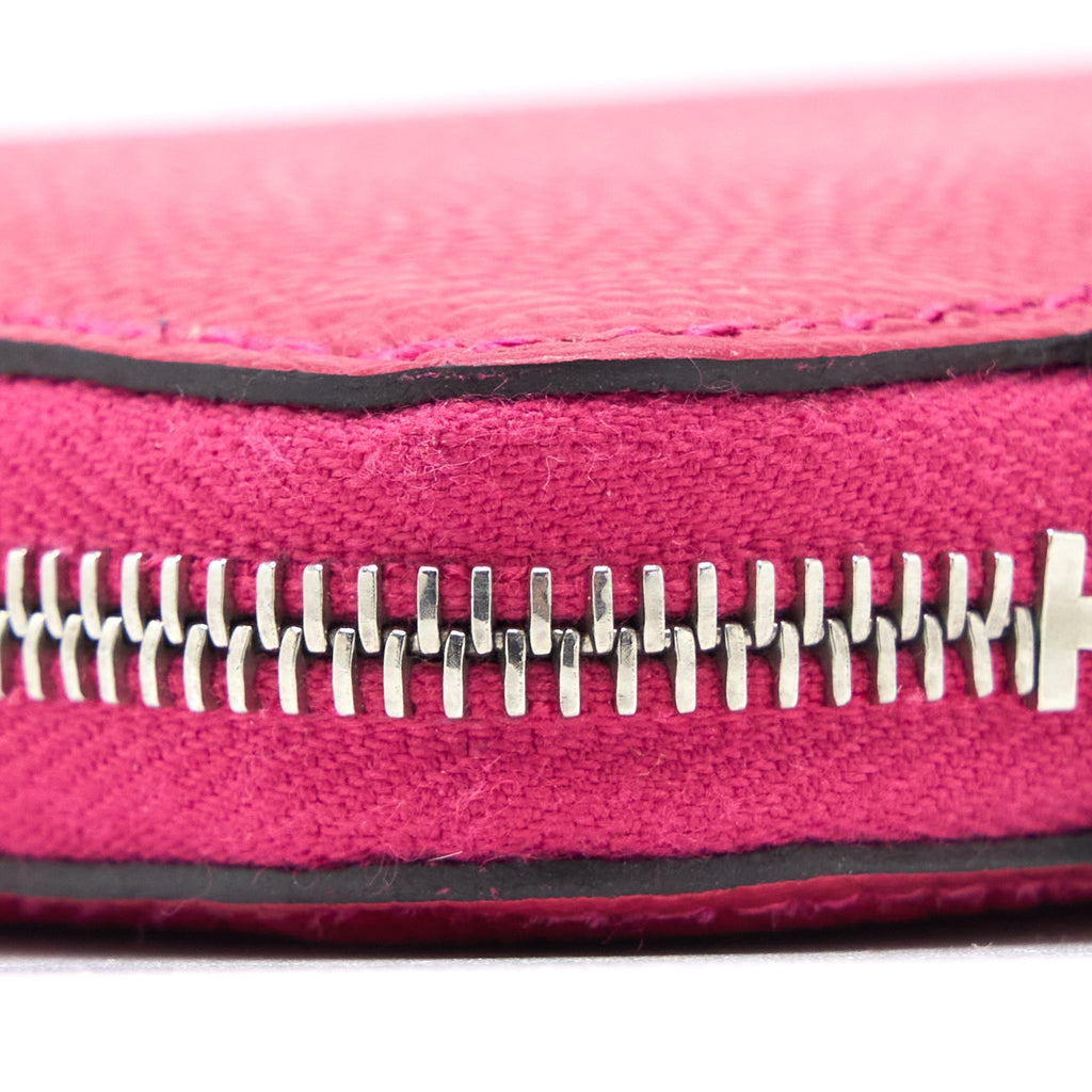 HERMES SILK’IN COMPACT WALLET EPSOM FRAMBOISE SHW