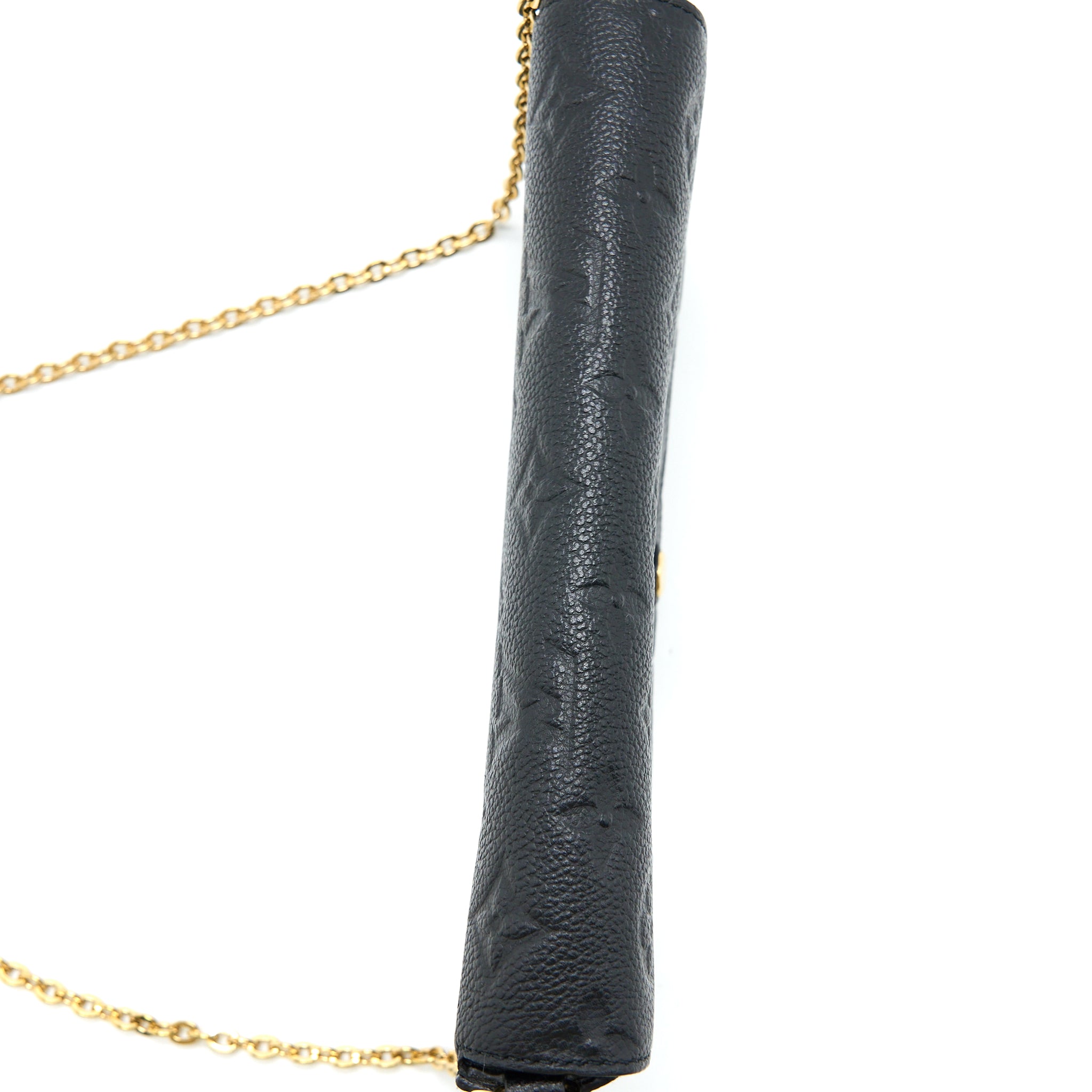 LOUIS VUITTON FELICIE POCHETTE MONOGRAM EMPREINTE BLACK GHW