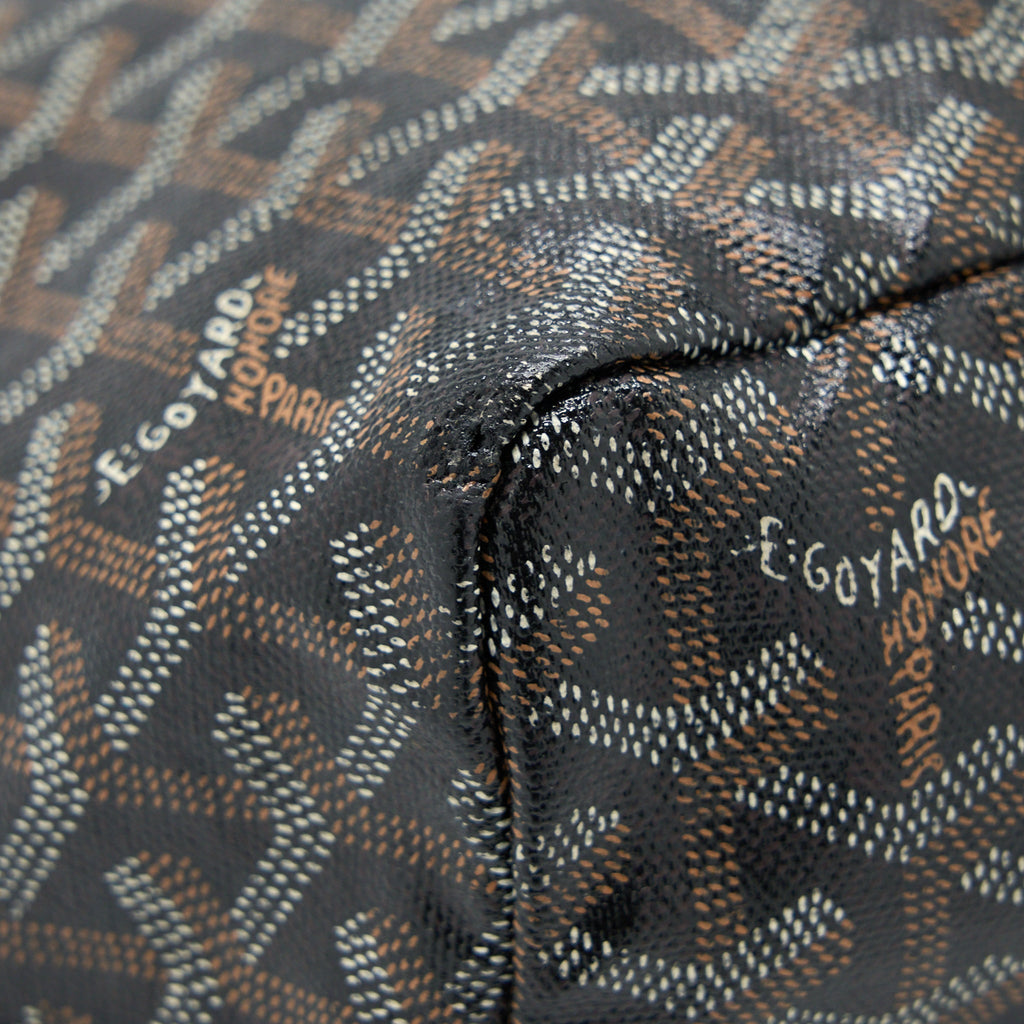 GOYARD ARTOIS PM TOTE CANVAS / CALFSKIN BLACK