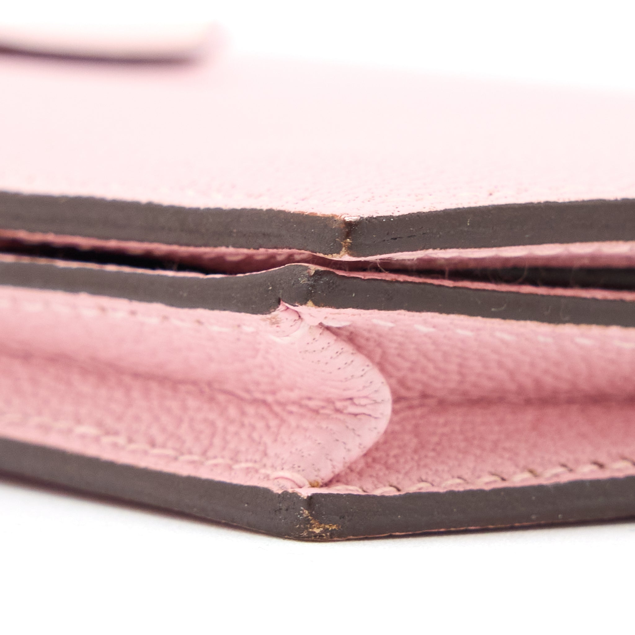 HERMES BEARN LONG WALLET CHEVRE MYSORE 3Q ROSE SAKURA SHW