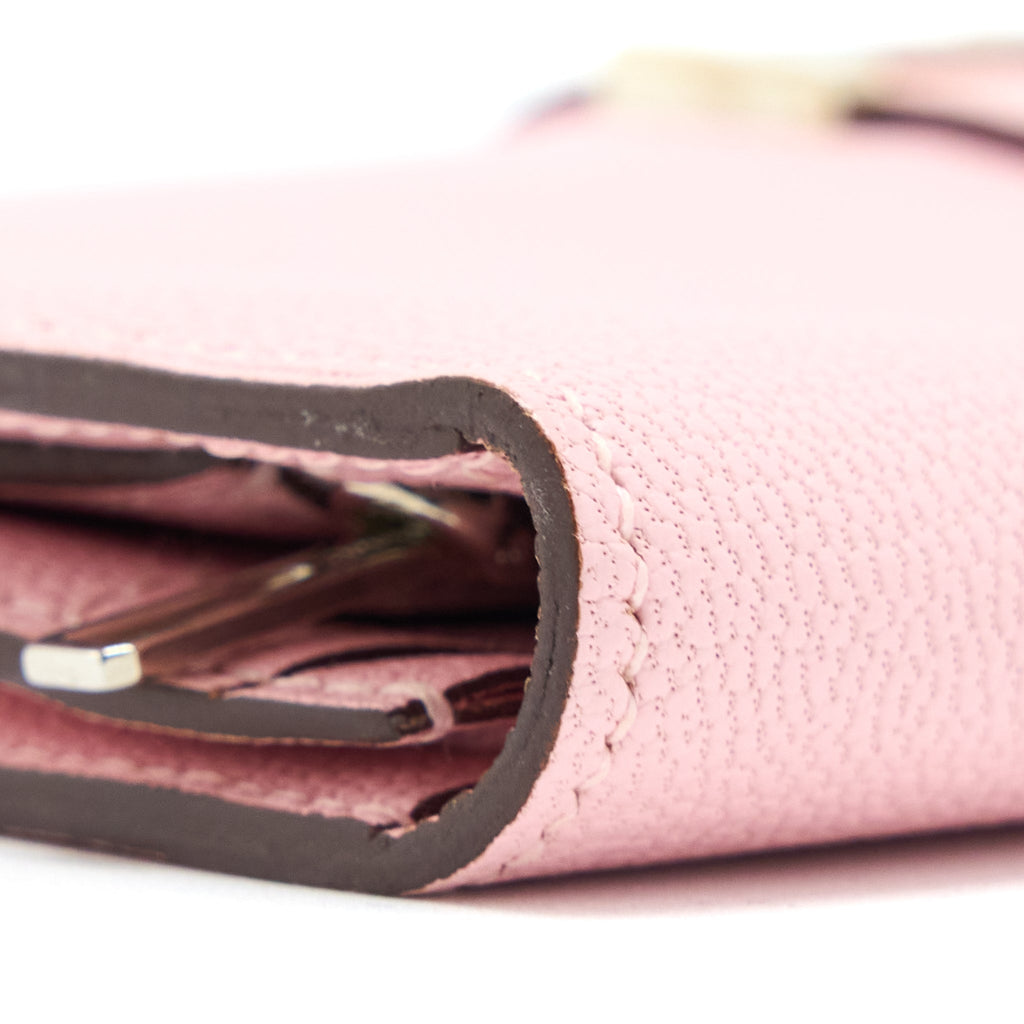 HERMES BEARN LONG WALLET CHEVRE MYSORE 3Q ROSE SAKURA SHW