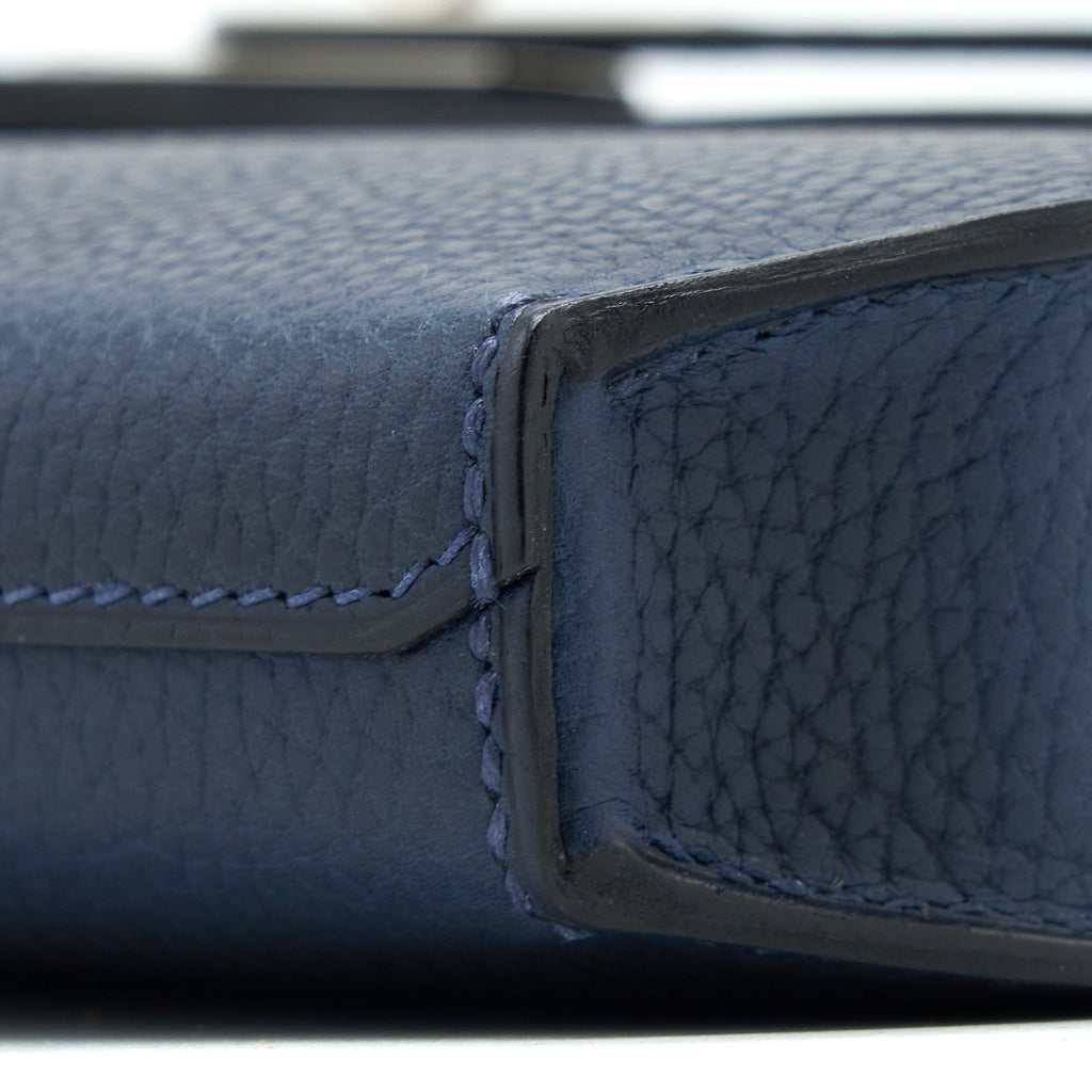 HERMES KELLY DEPECHES 25 TOGO BLUE NUIT SHW
