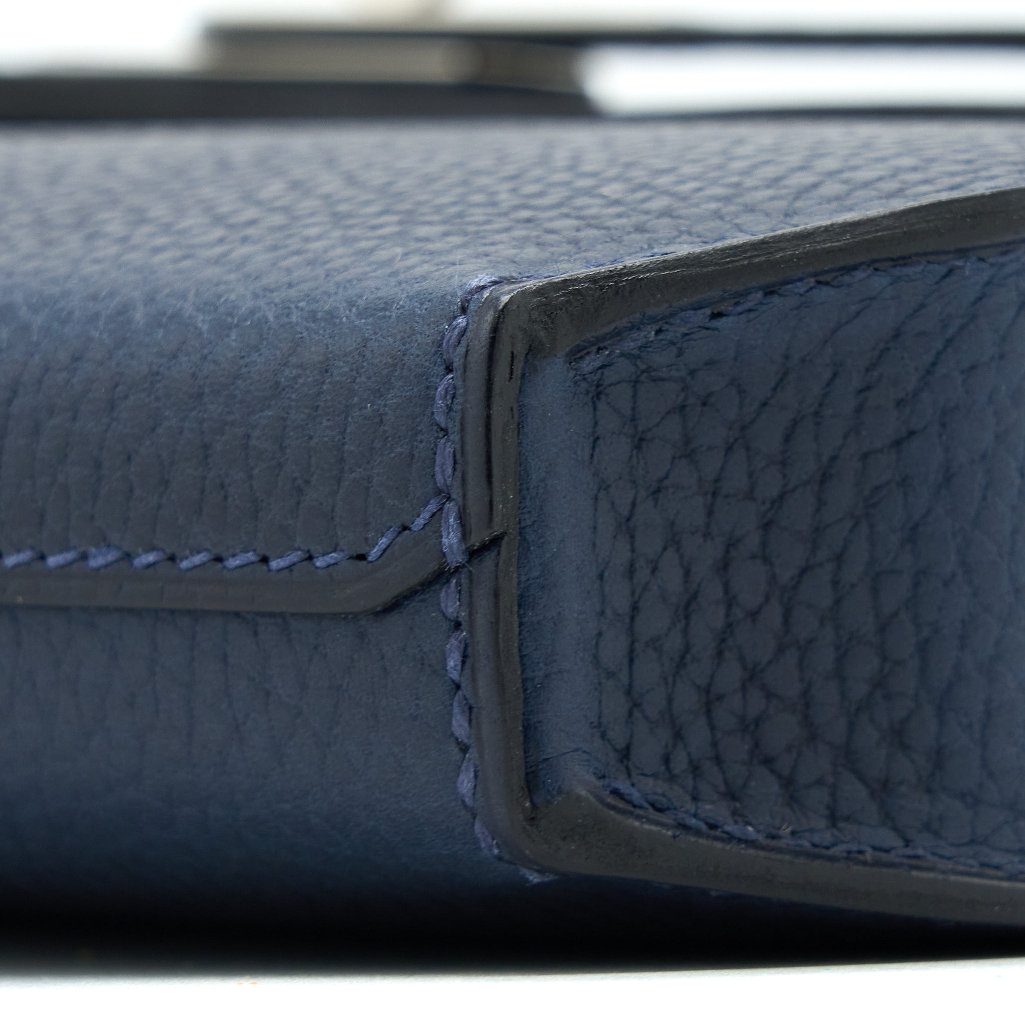 HERMES KELLY DEPECHES 25 TOGO BLUE NUIT SHW