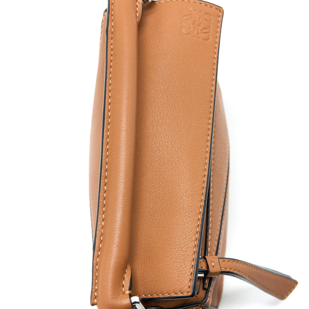 LOEWE MINI PUZZLE BAG CALFSKIN TAN SHW