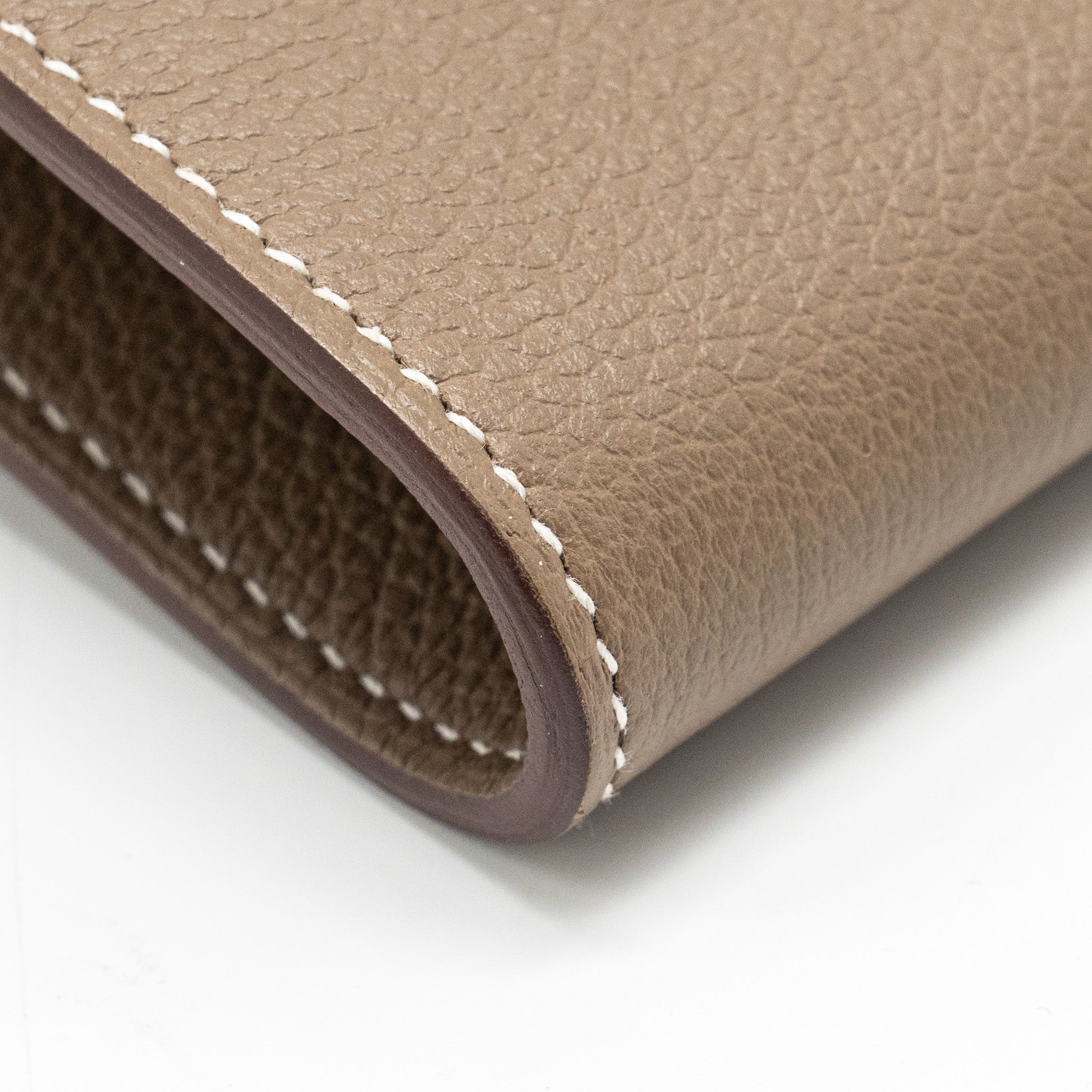HERMES KELLY TO GO EVERCOLOR ETOUPE GHW