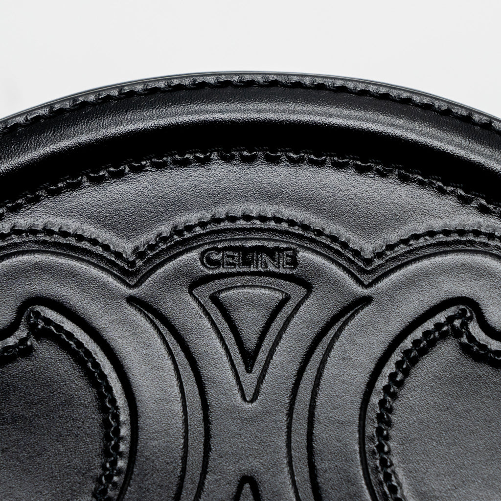 CELINE OVAL BAG CUIR TRIUMPHED CALFSKIN BLACK GHW