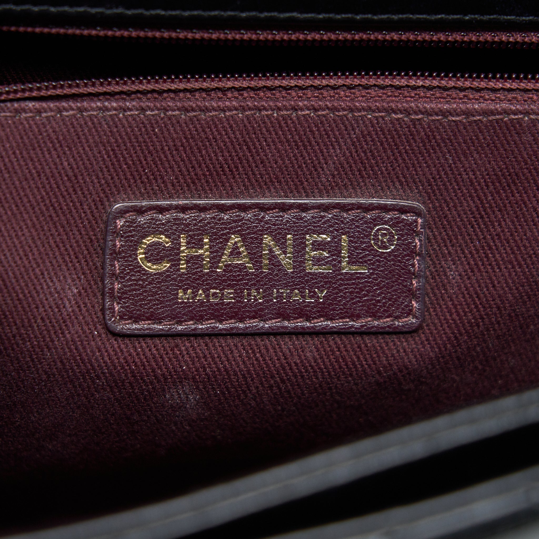CHANEL PERFECT EDGE FLAP BAG WITH CALFSKIN RUTHENIUM GHW