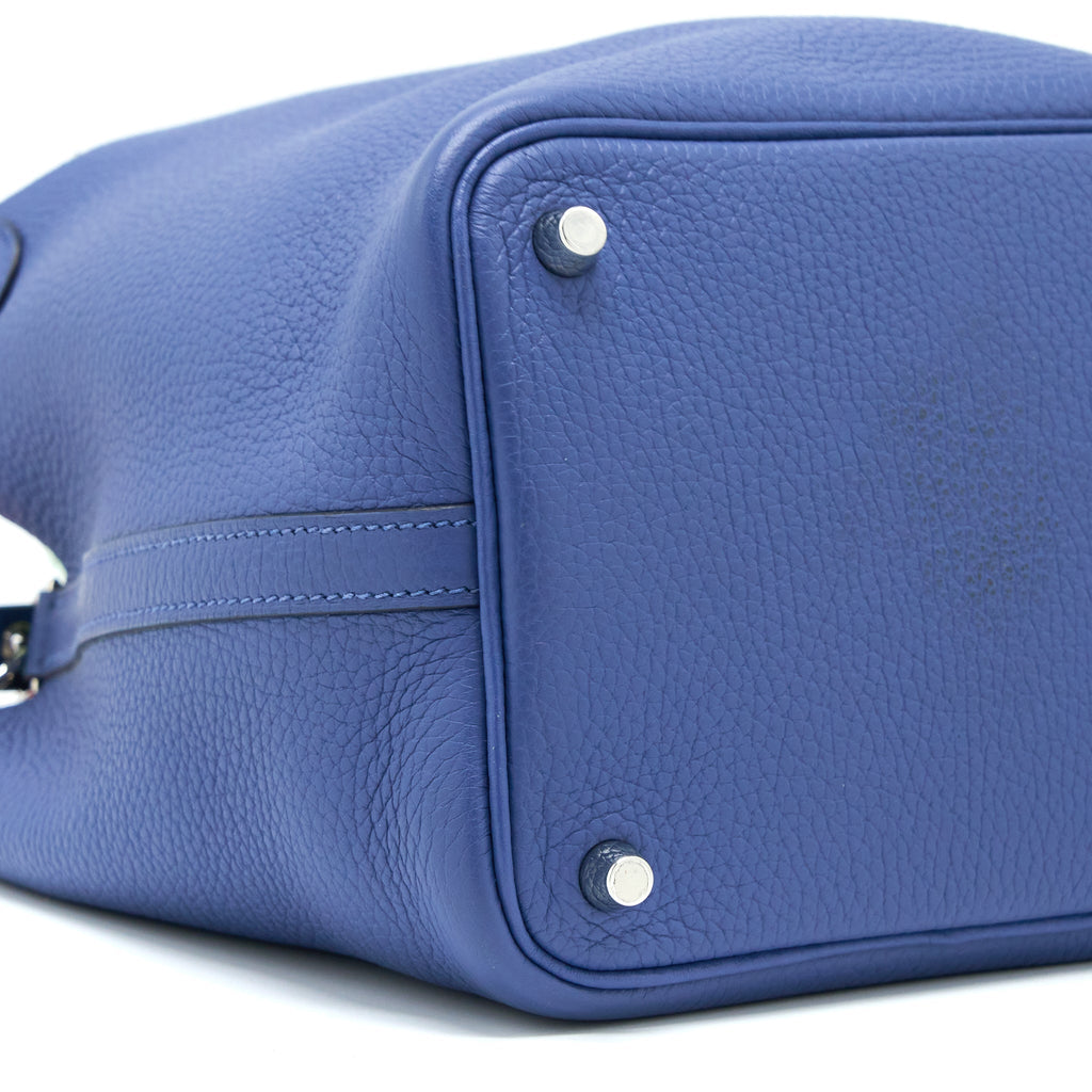 HERMES PICOTIN 18 LOCK BAG CLEMENCE BLEU BRIGHTON/CAPUCINE SHW