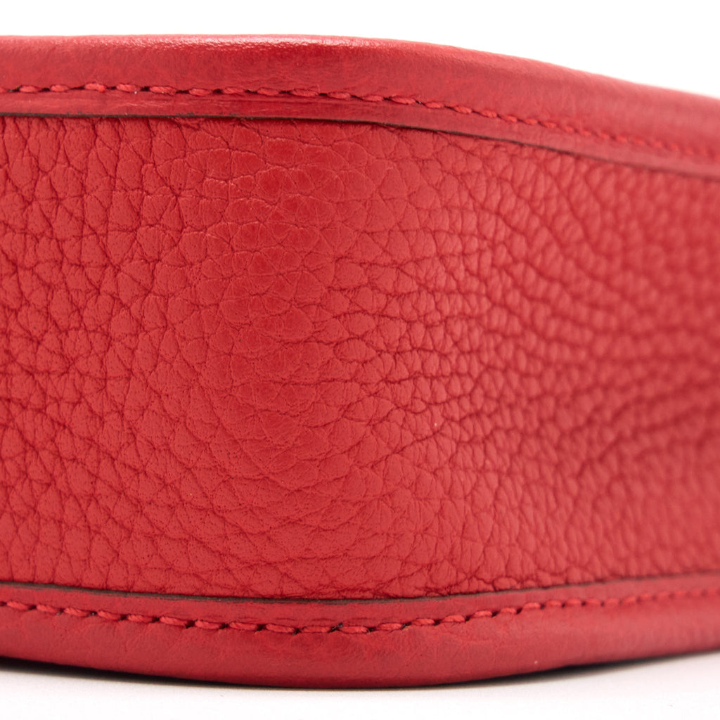 HERMES MINI EVELYNE CLEMENCE ROUGE DE COEUR GHW