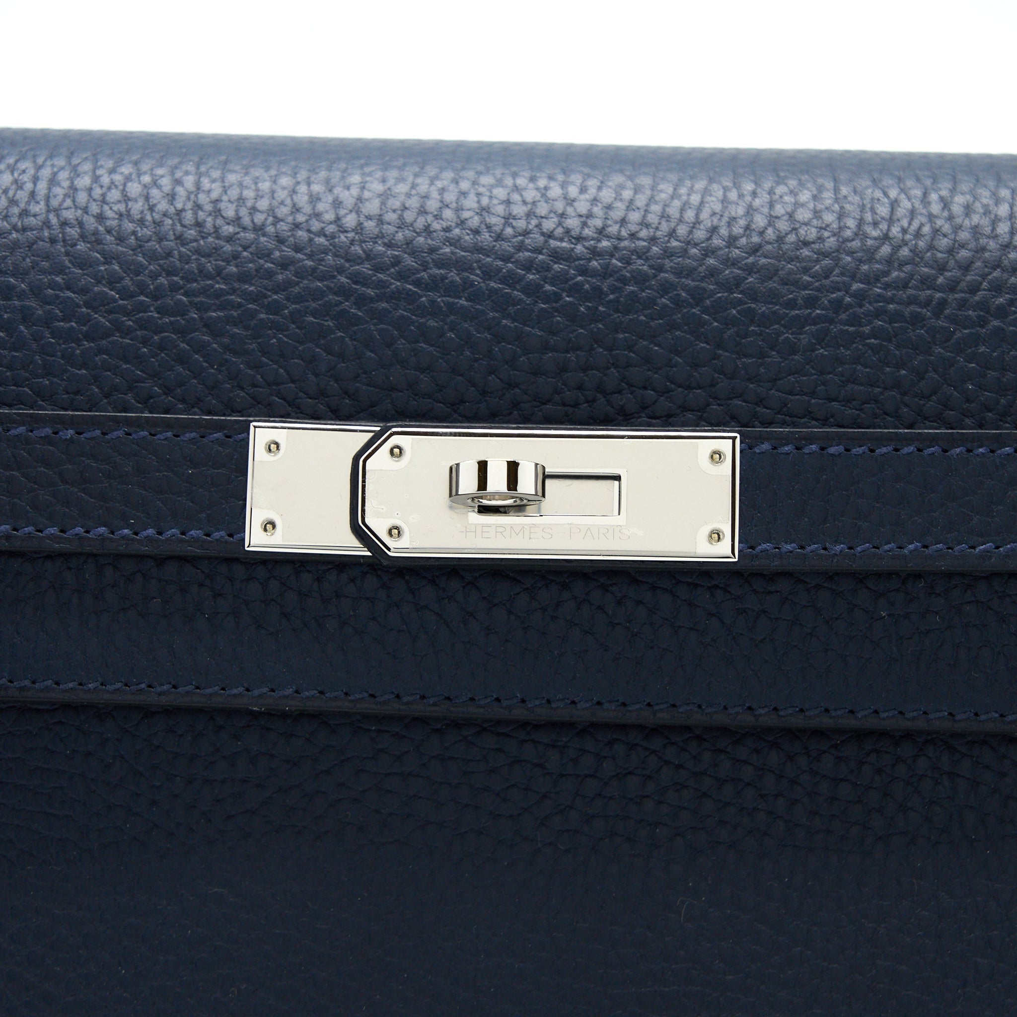 HERMES KELLY DEPECHES 25 TOGO BLUE NUIT SHW
