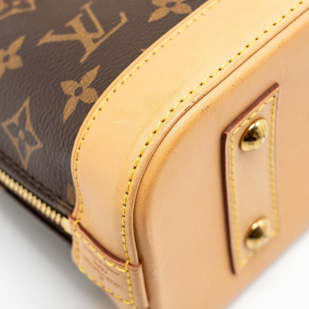 LOUIS VUITTON ALMA BB MONOGRAM CANVAS GHW