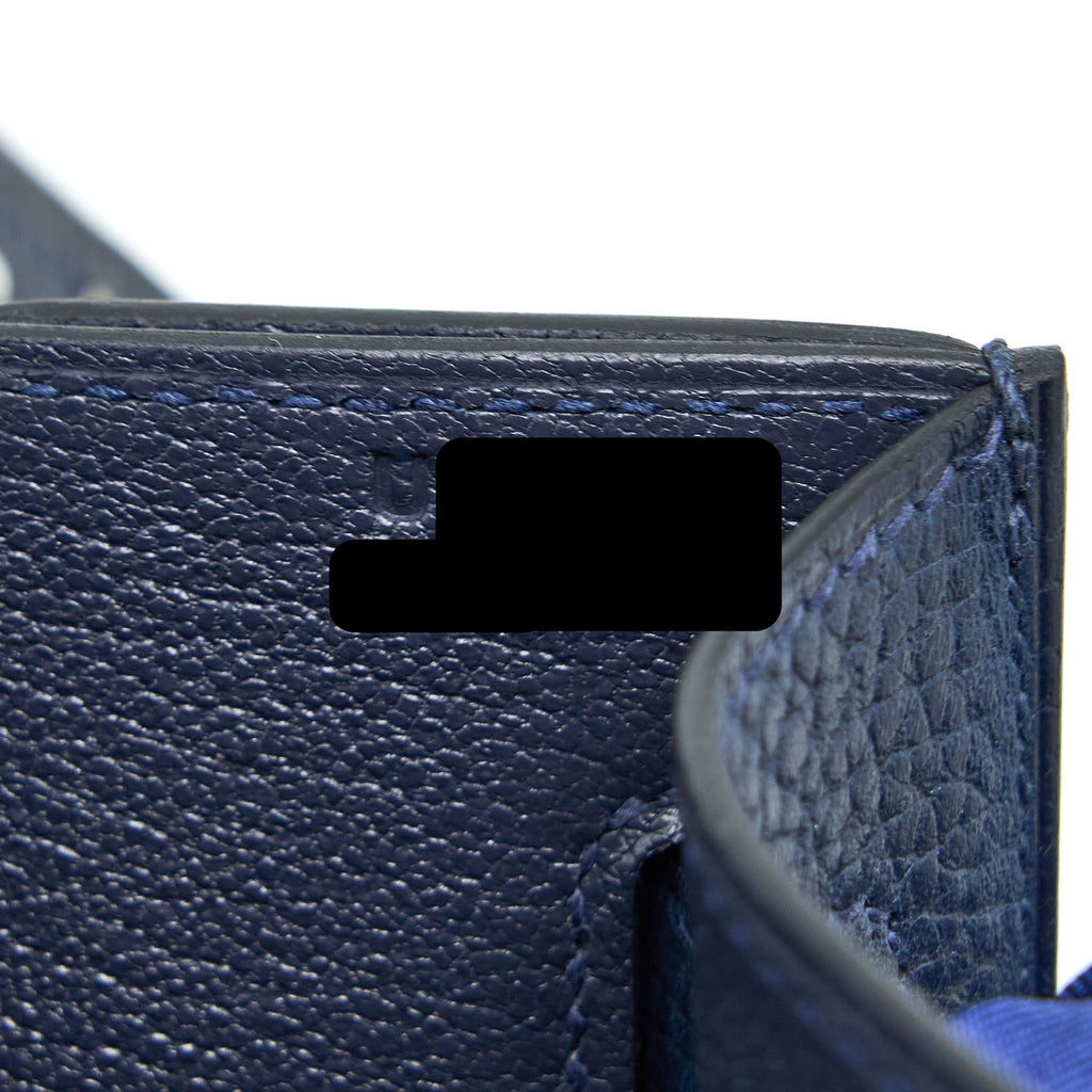 HERMES KELLY DEPECHES 25 TOGO BLUE NUIT SHW