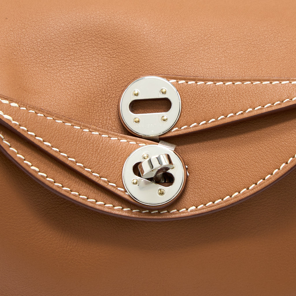 HERMES MINI LINDY SWIFT GOLD/AMBER YELLOW SHW