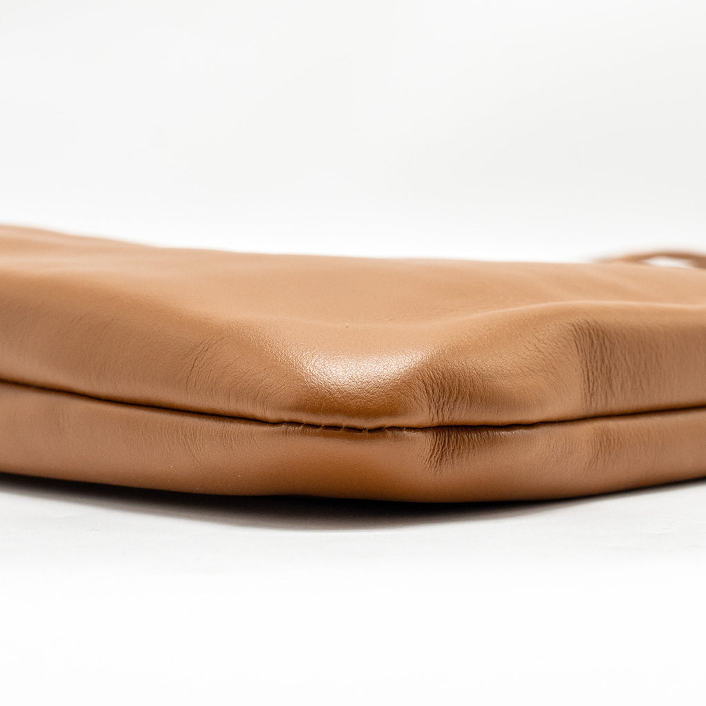 MIU MIU IVY LEATHER BAG CALFSKIN CARAMEL GHW