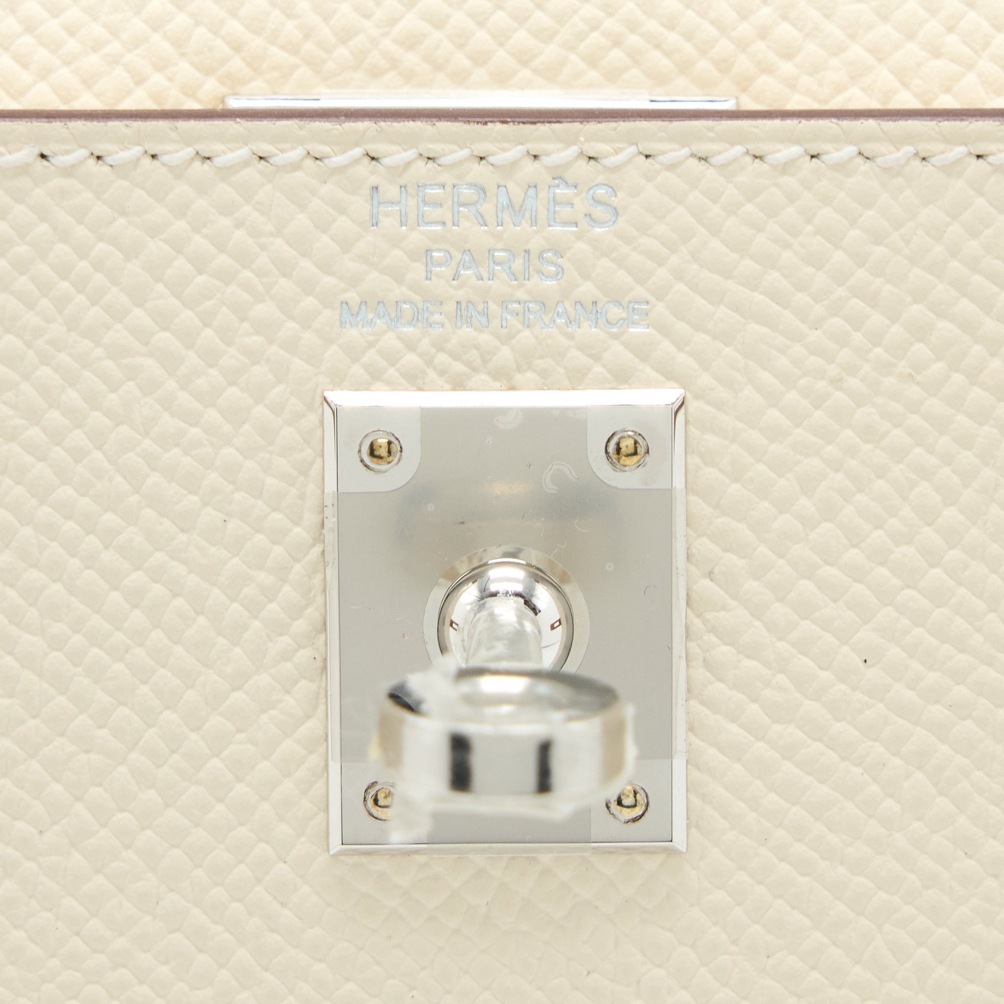 HERMES KELLY 25 SELLIER EPSOM NATA/CHAI/GRIS MEYER SHW