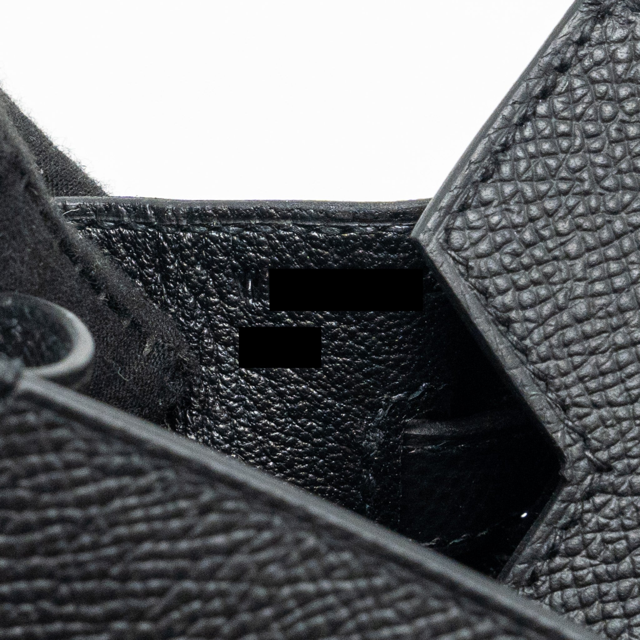 HERMES BIRKIN 25 SELLIER EPSOM BLACK GHW