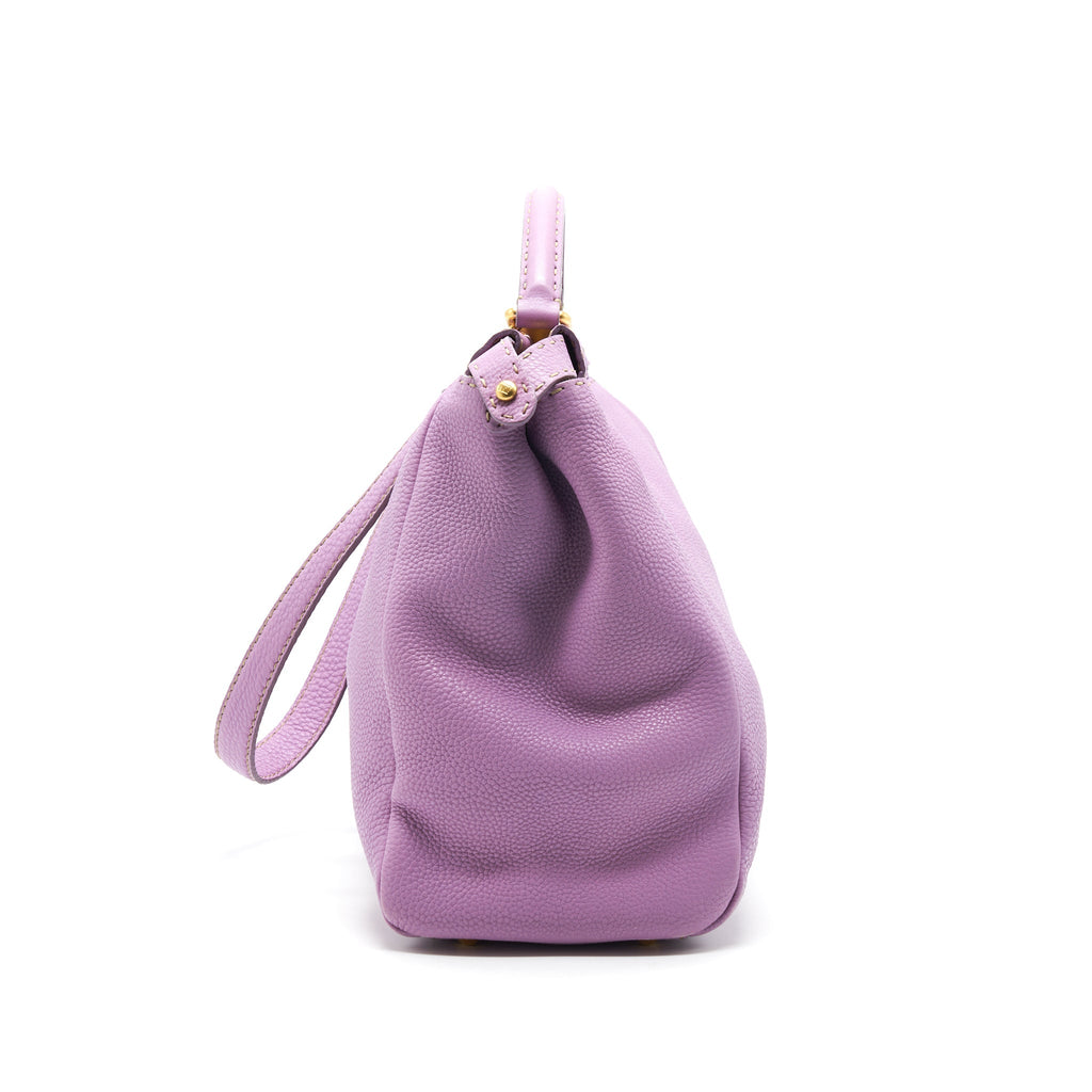 FENDI EXTRA LARGE PEEKABOO BAG PURPLE