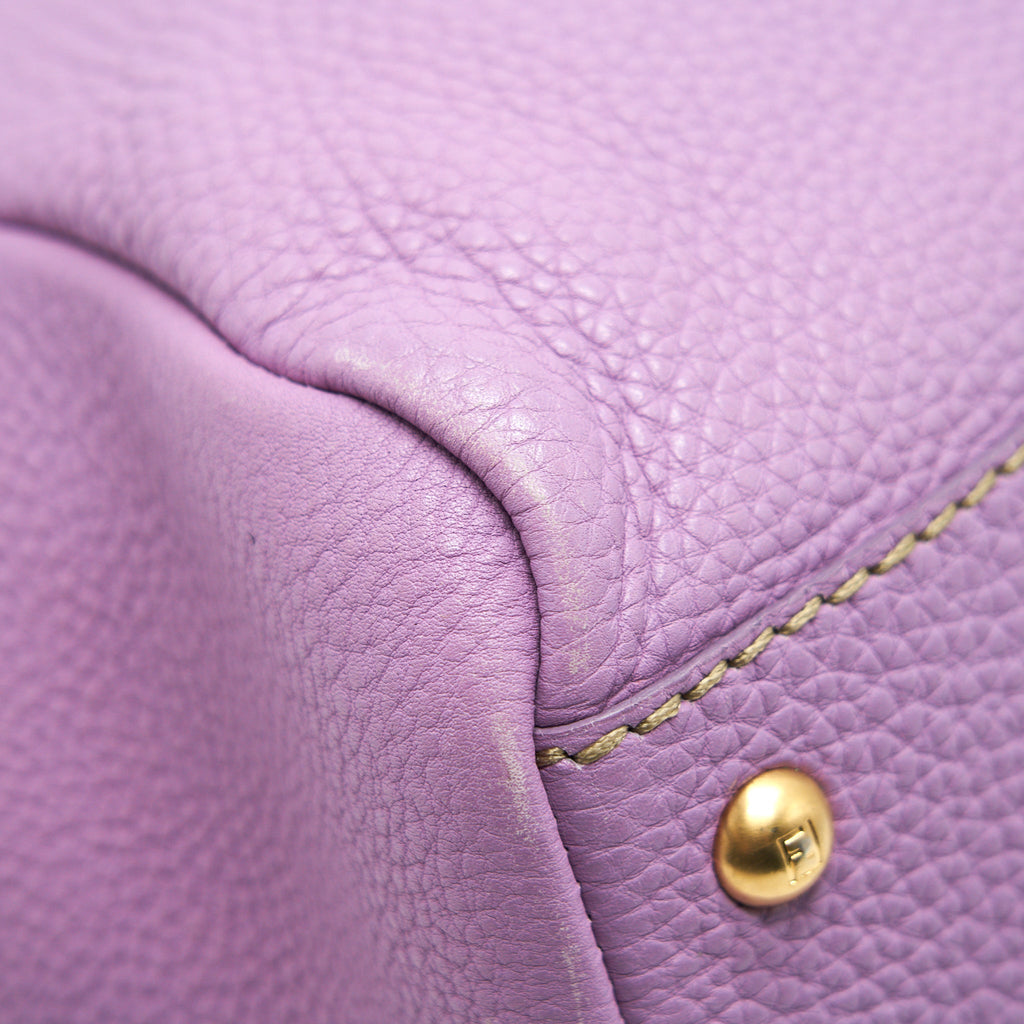 FENDI EXTRA LARGE PEEKABOO BAG PURPLE