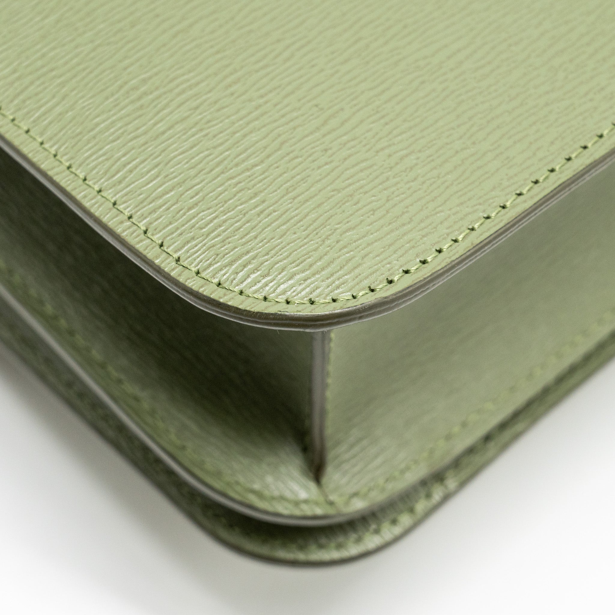 CELINE TEEN CLASSIC BOX BAG CALFSKIN GREEN GHW