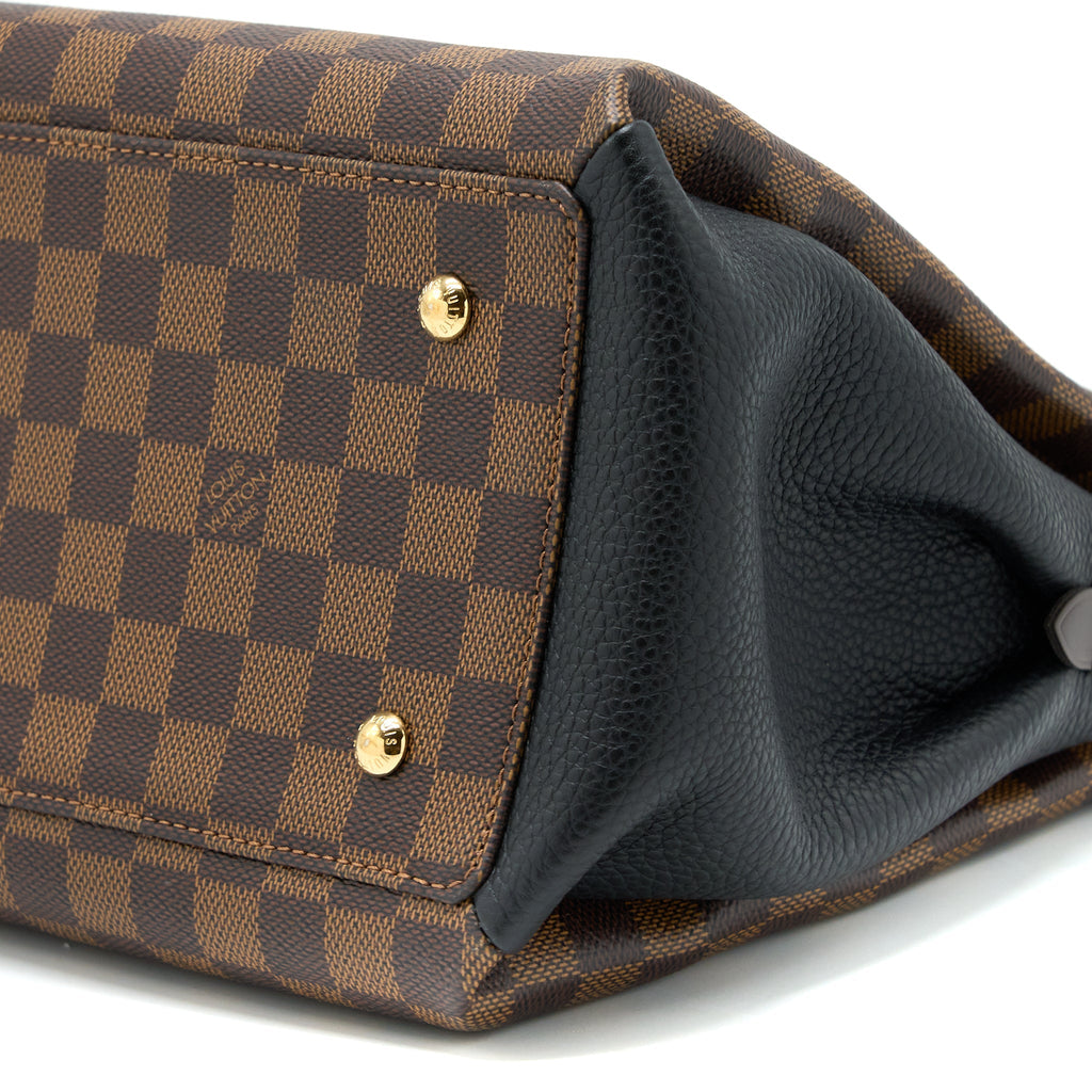 LOUIS VUITTON NORMANDY TOTE BAG DAMIER EBENE CANVAS GHW