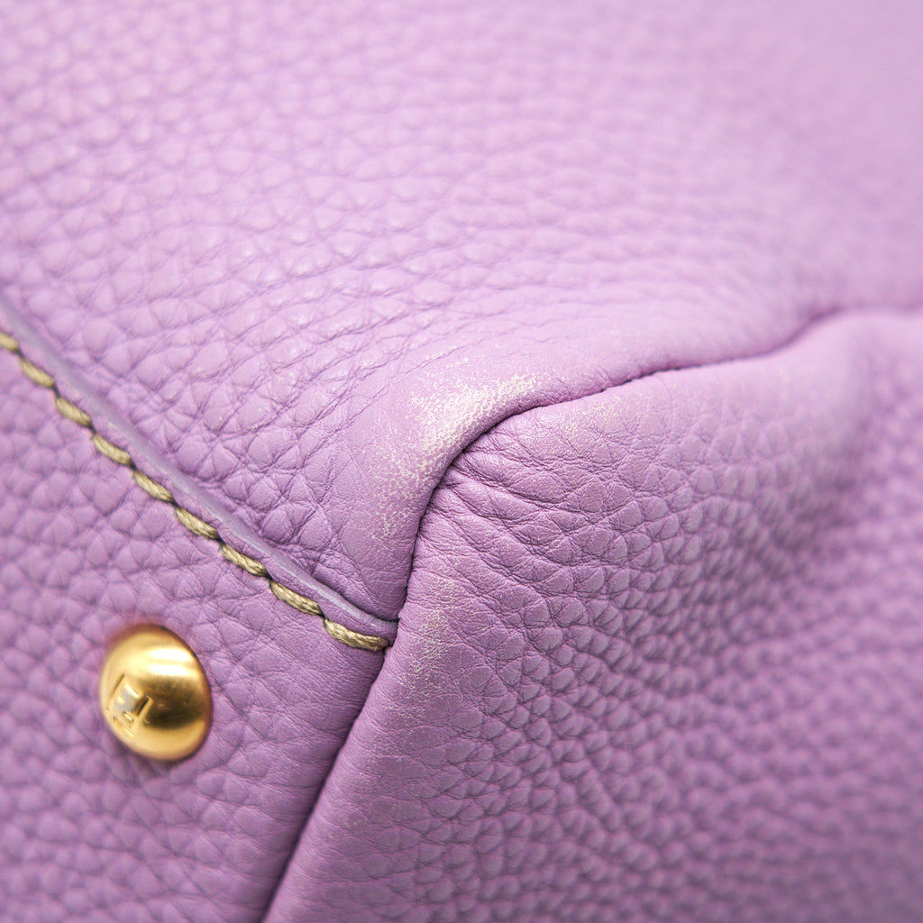 FENDI EXTRA LARGE PEEKABOO BAG PURPLE