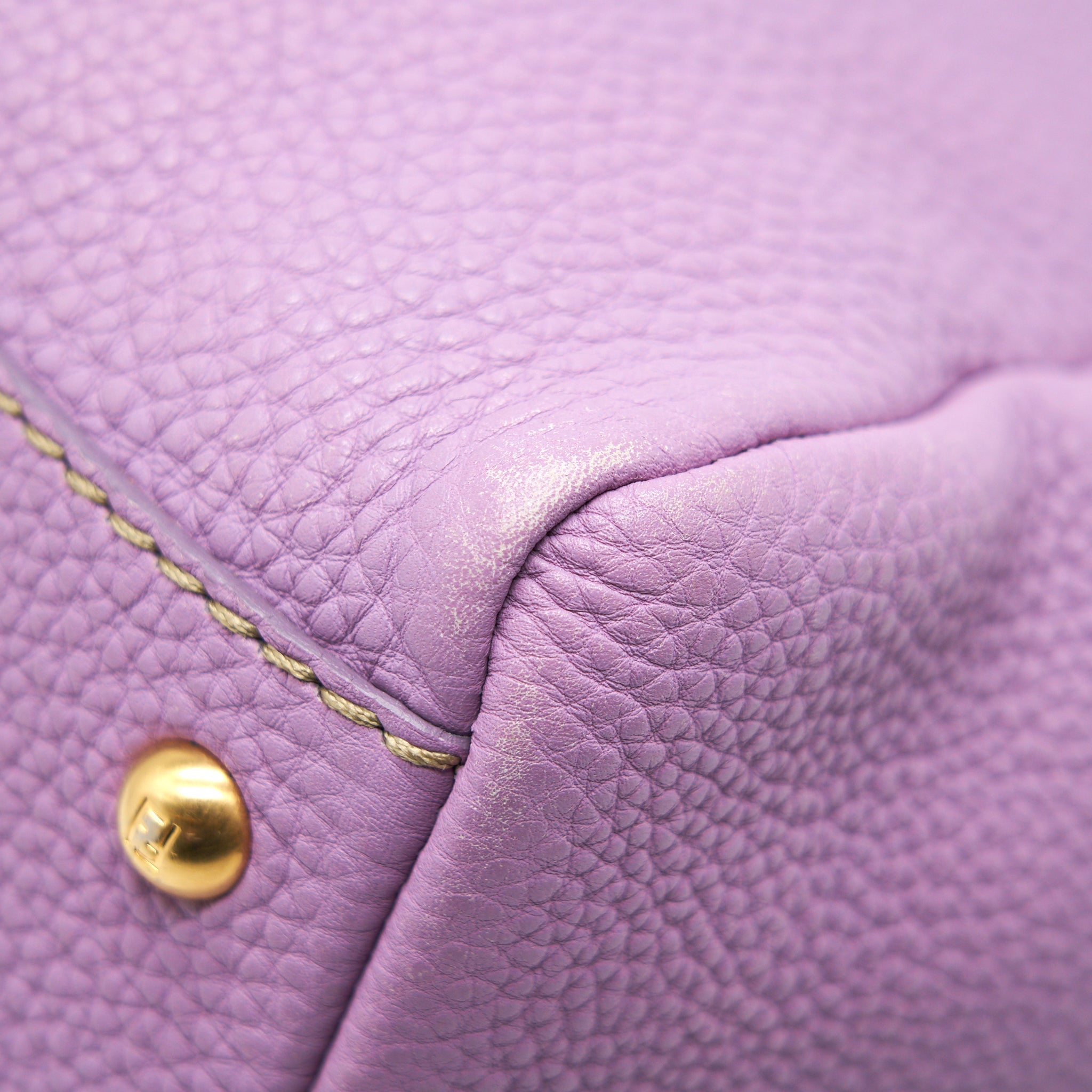 FENDI EXTRA LARGE PEEKABOO BAG PURPLE