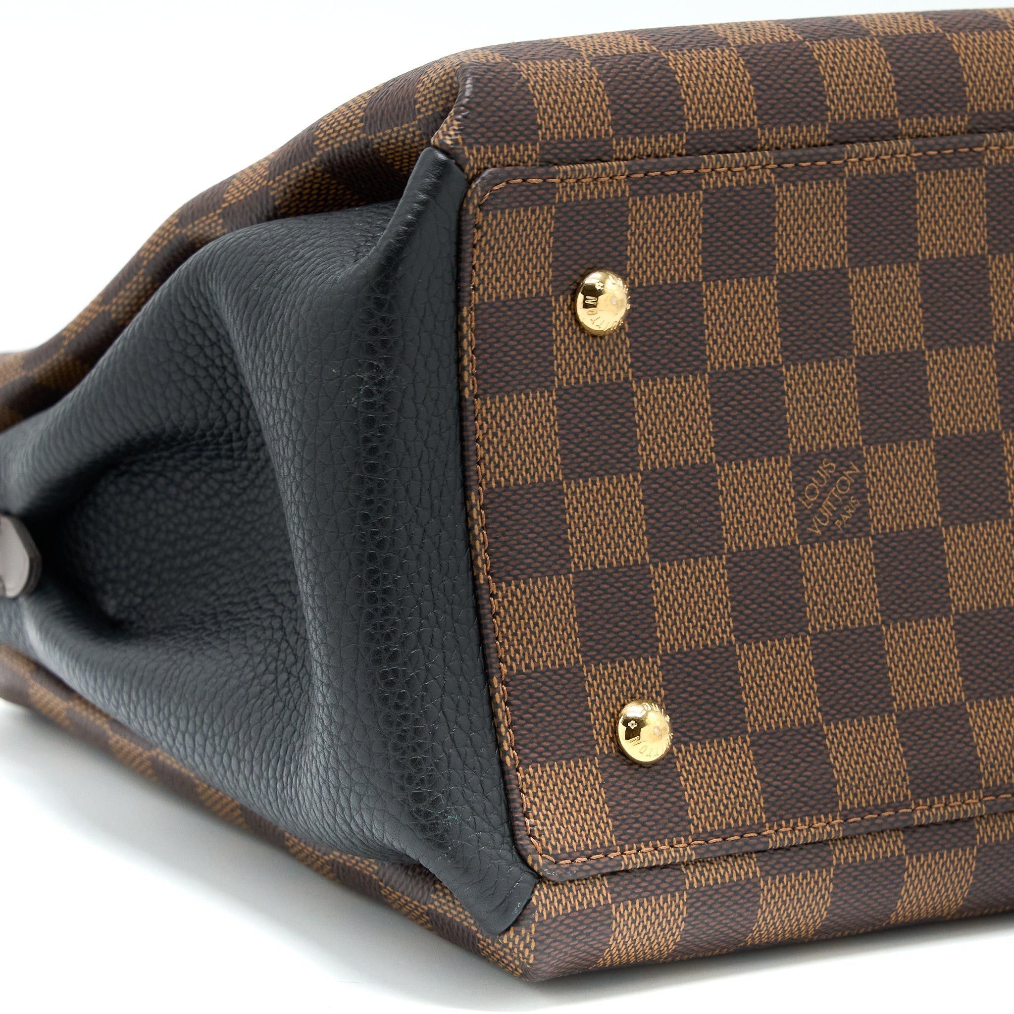 LOUIS VUITTON NORMANDY TOTE BAG DAMIER EBENE CANVAS GHW